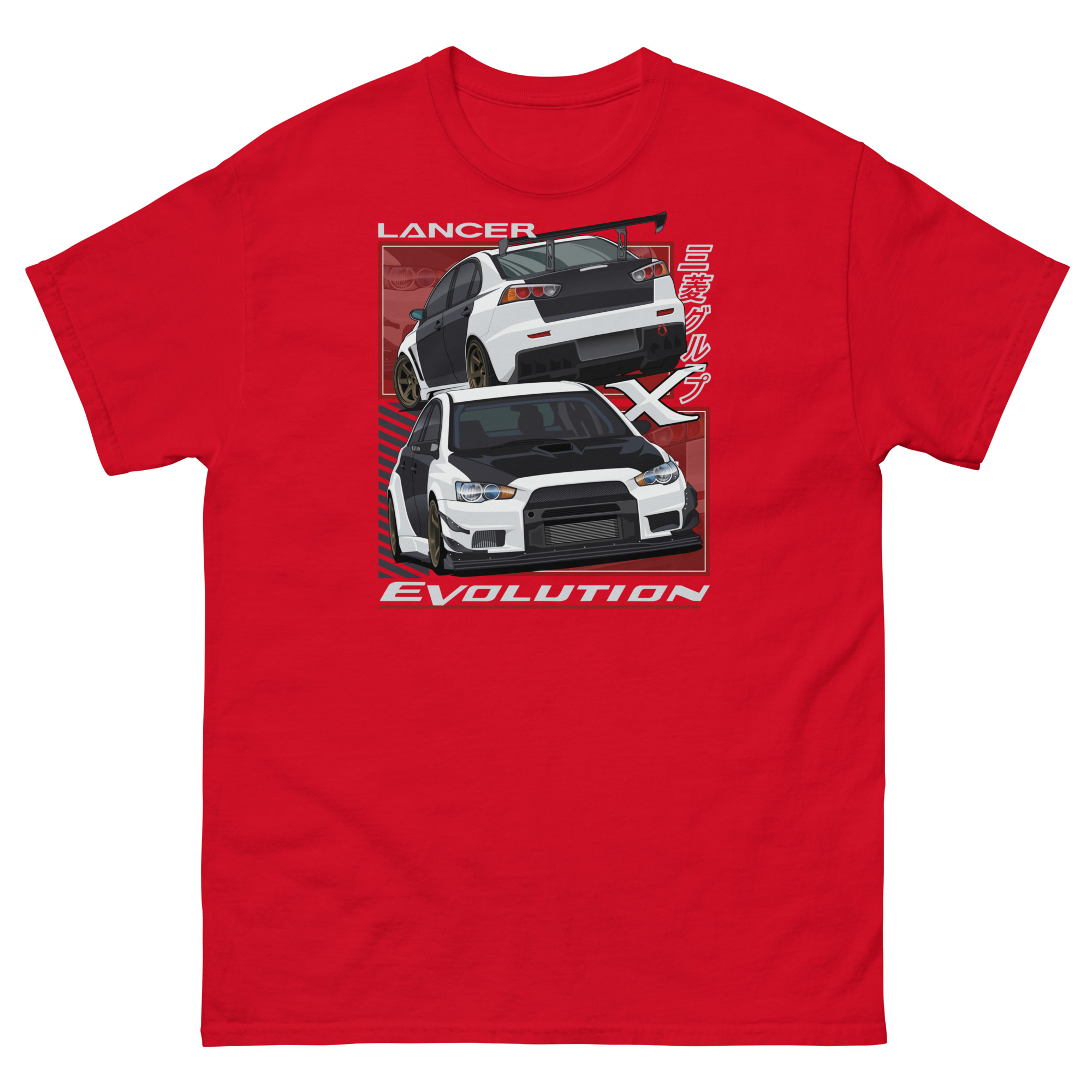 JDM Evo X Unisex Classic Tee - Image 7