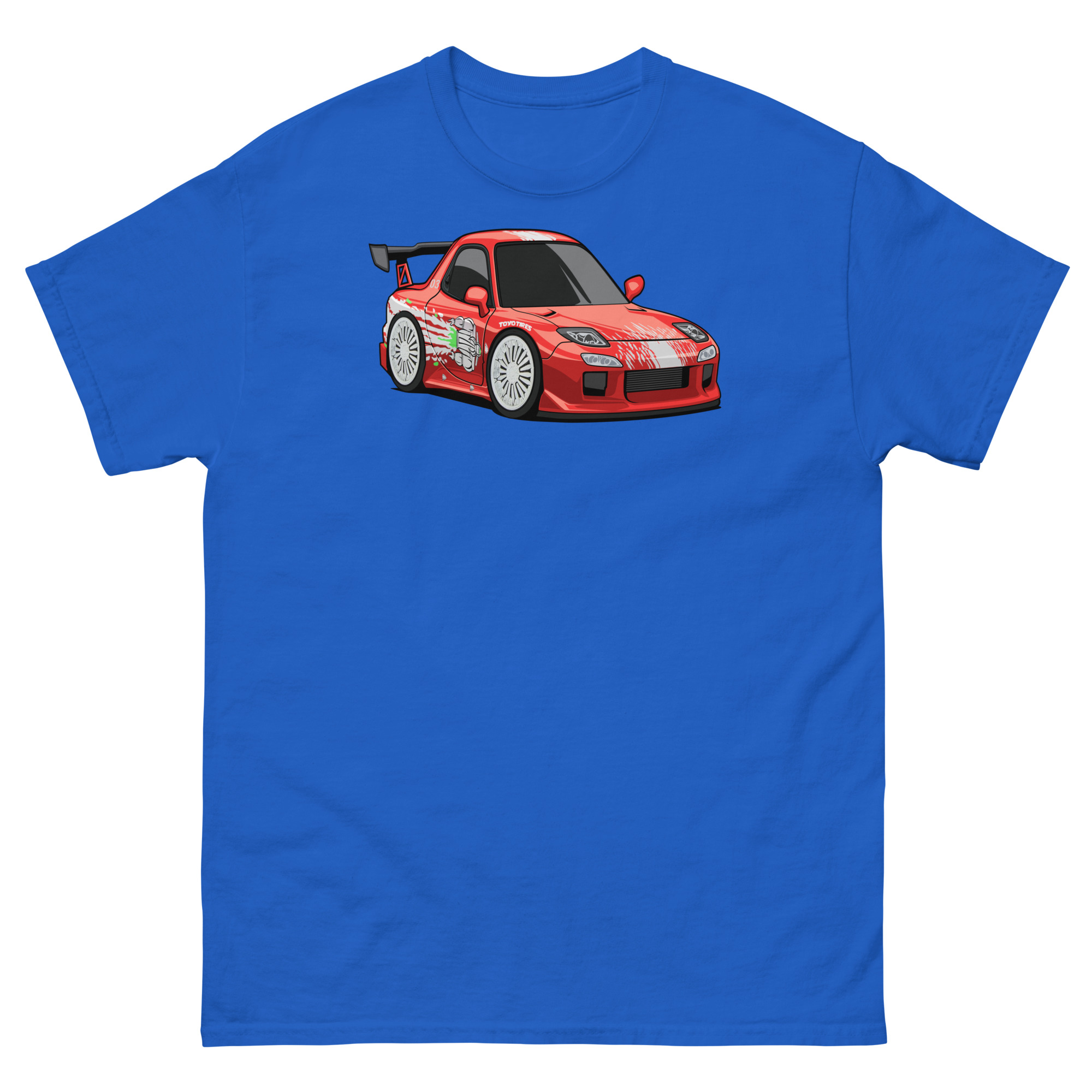 RX-7 Chibi Style Unisex Classic Tee - Image 5
