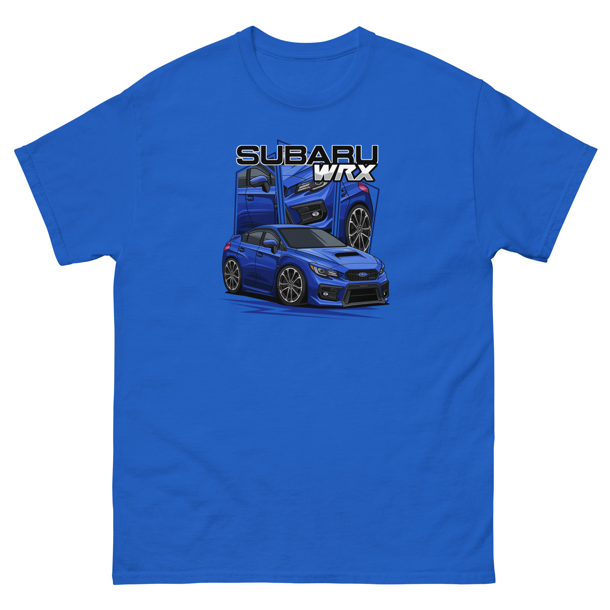 JDM Blue WRX Unisex Classic Tee - Image 5