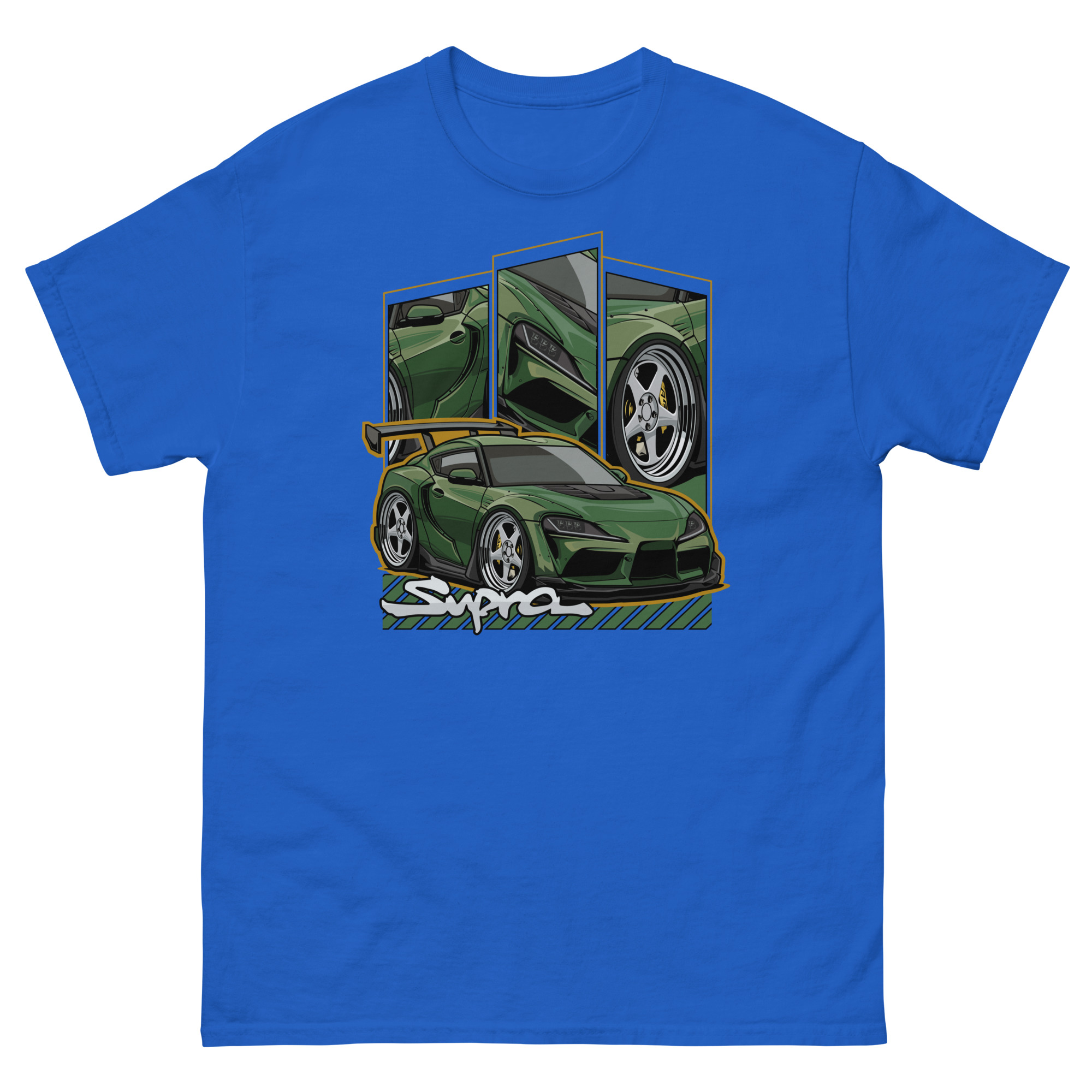 JDM Green Supra MK5 Unisex Classic Tee - Image 5