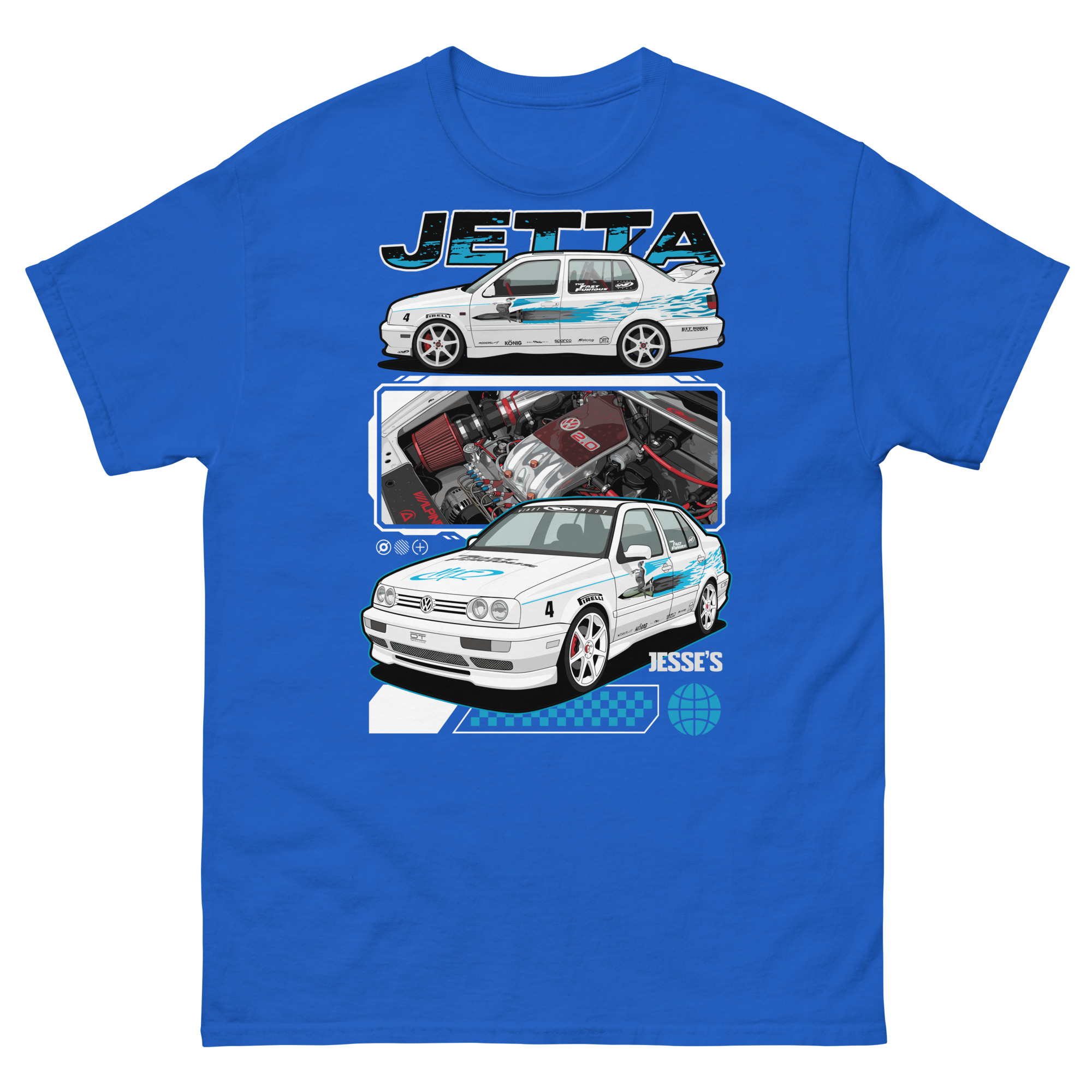 Jesse's Jetta Unisex Classic Tee - Image 5