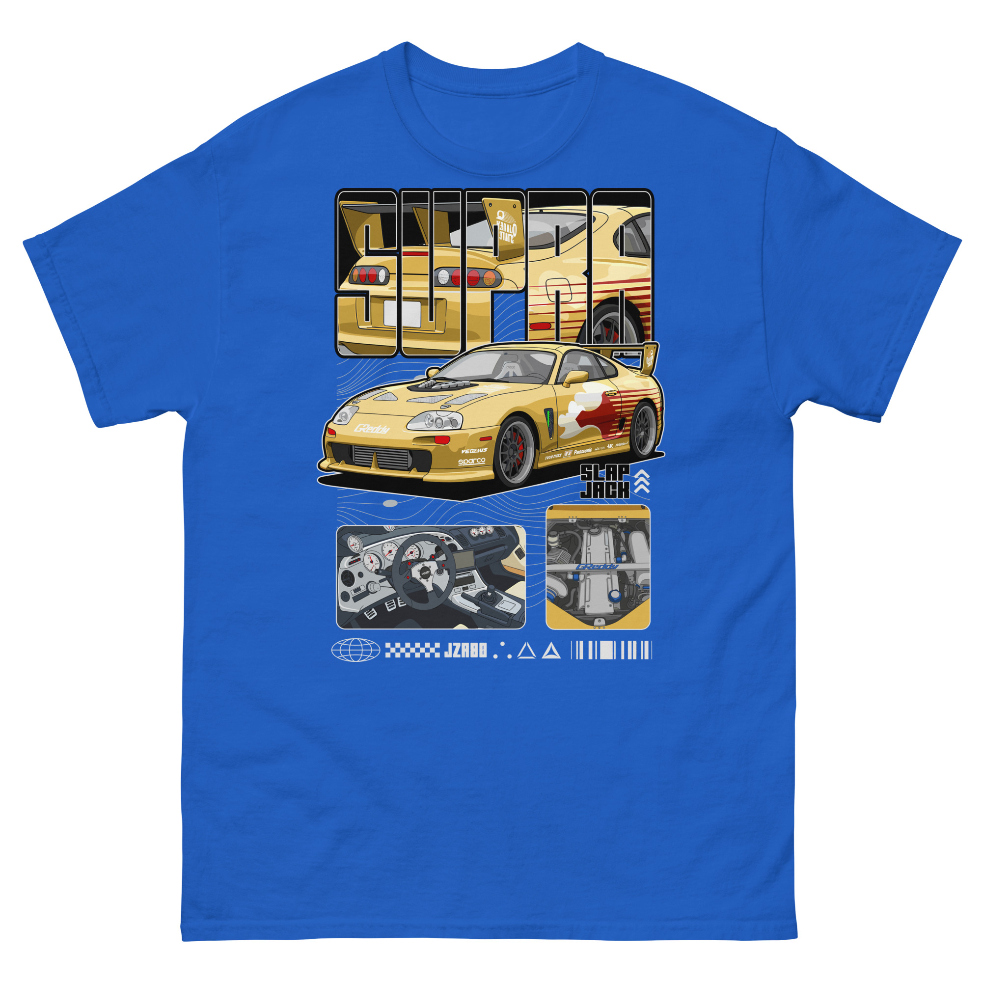 Slap Jack's Supra MK4 Unisex Classic Tee - Image 5