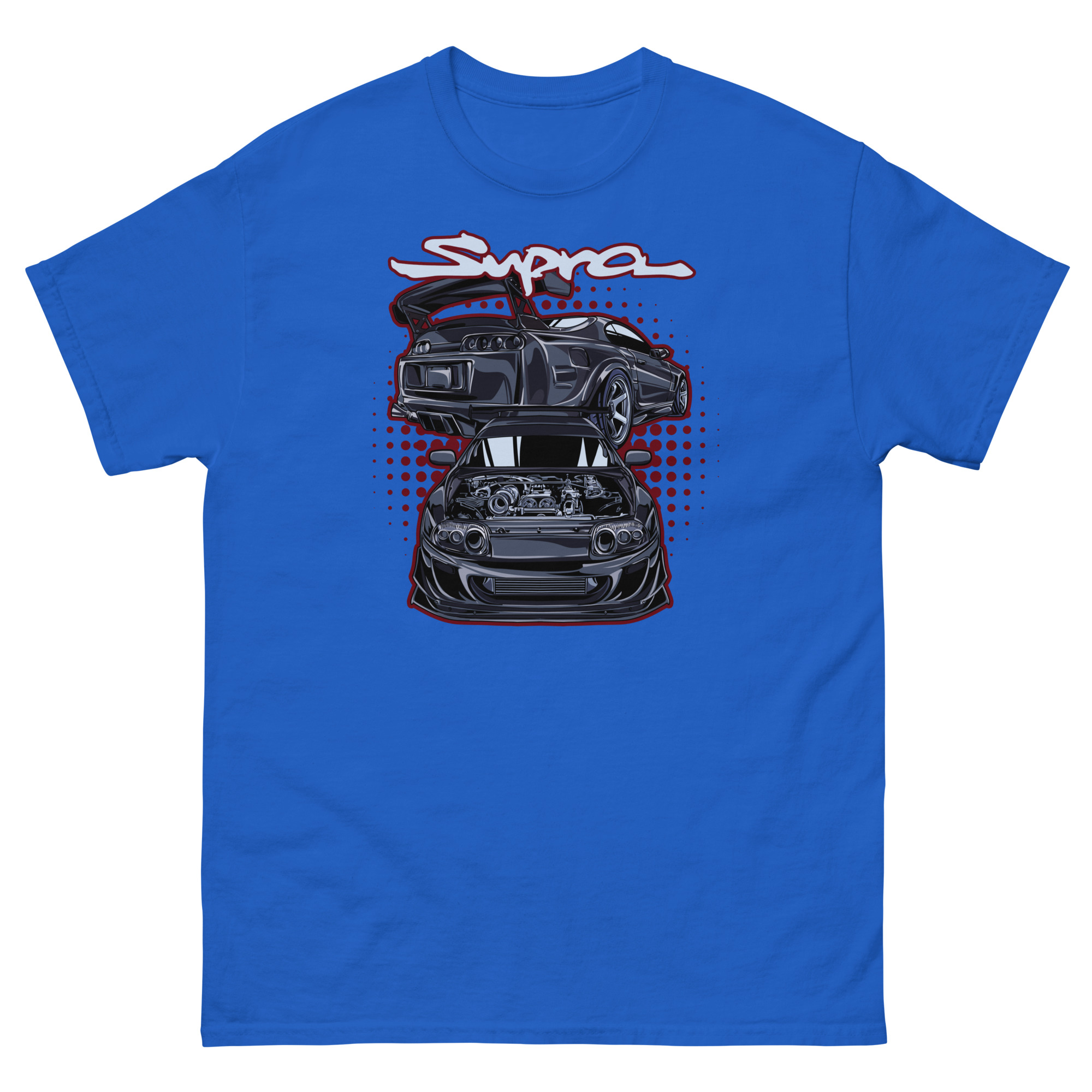 JDM Black Supra MK4 Unisex Classic Tee - Image 5