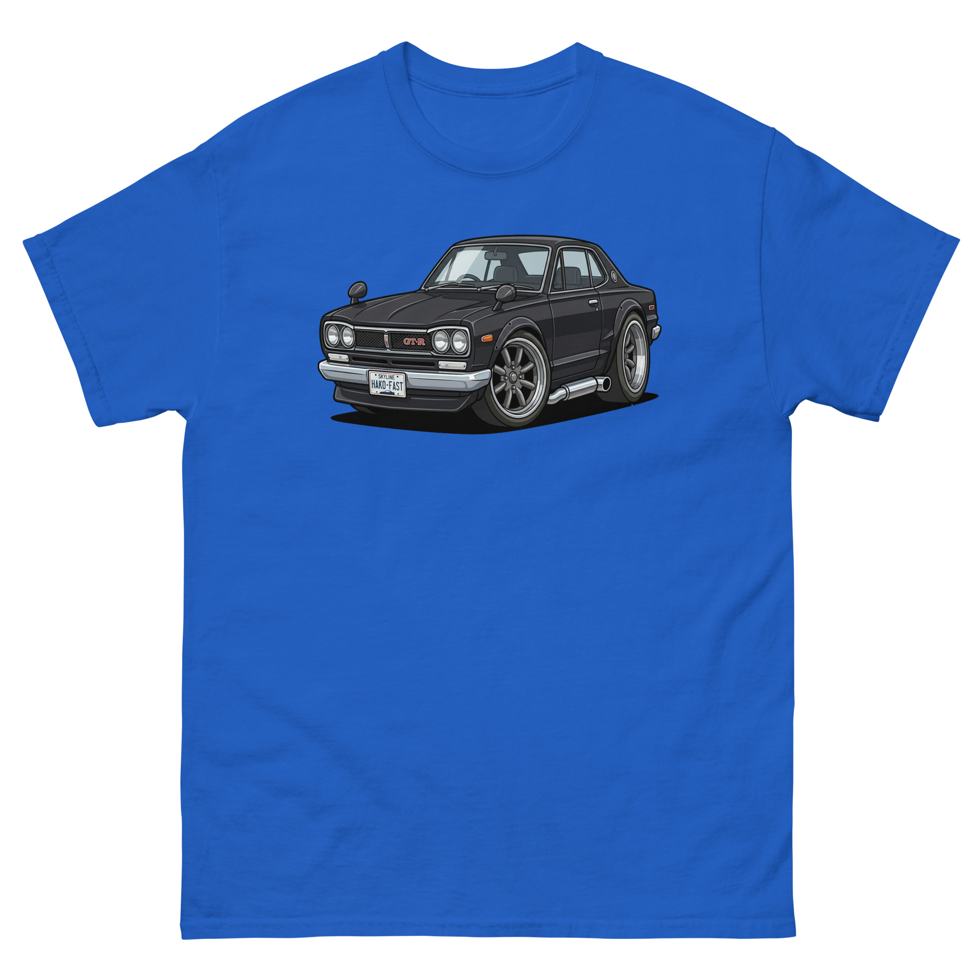 1971 Skyline GT-R Chibi Style Unisex Classic Tee - Image 5