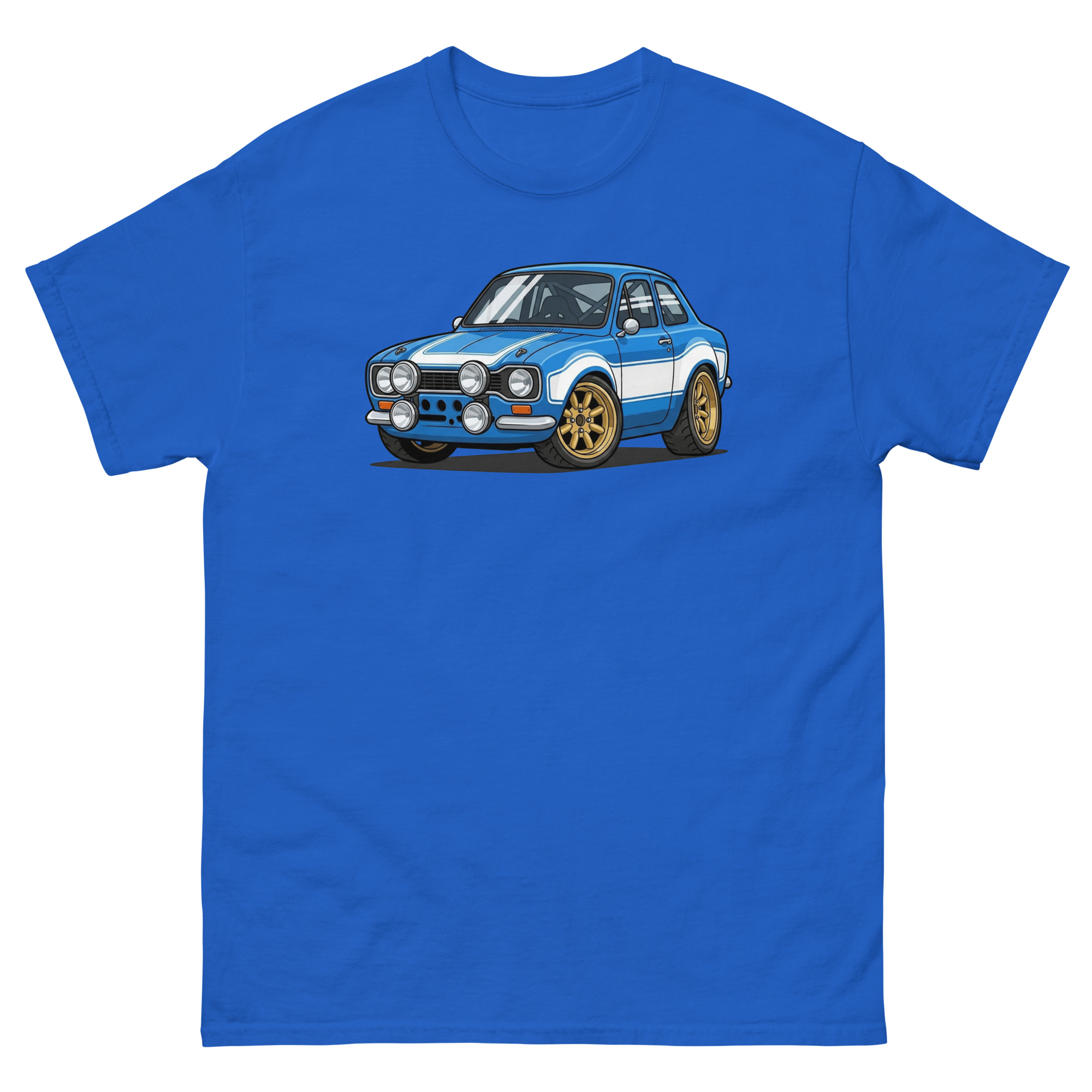 1970 Escort MK1 Chibi Style Unisex Classic Tee - Image 5