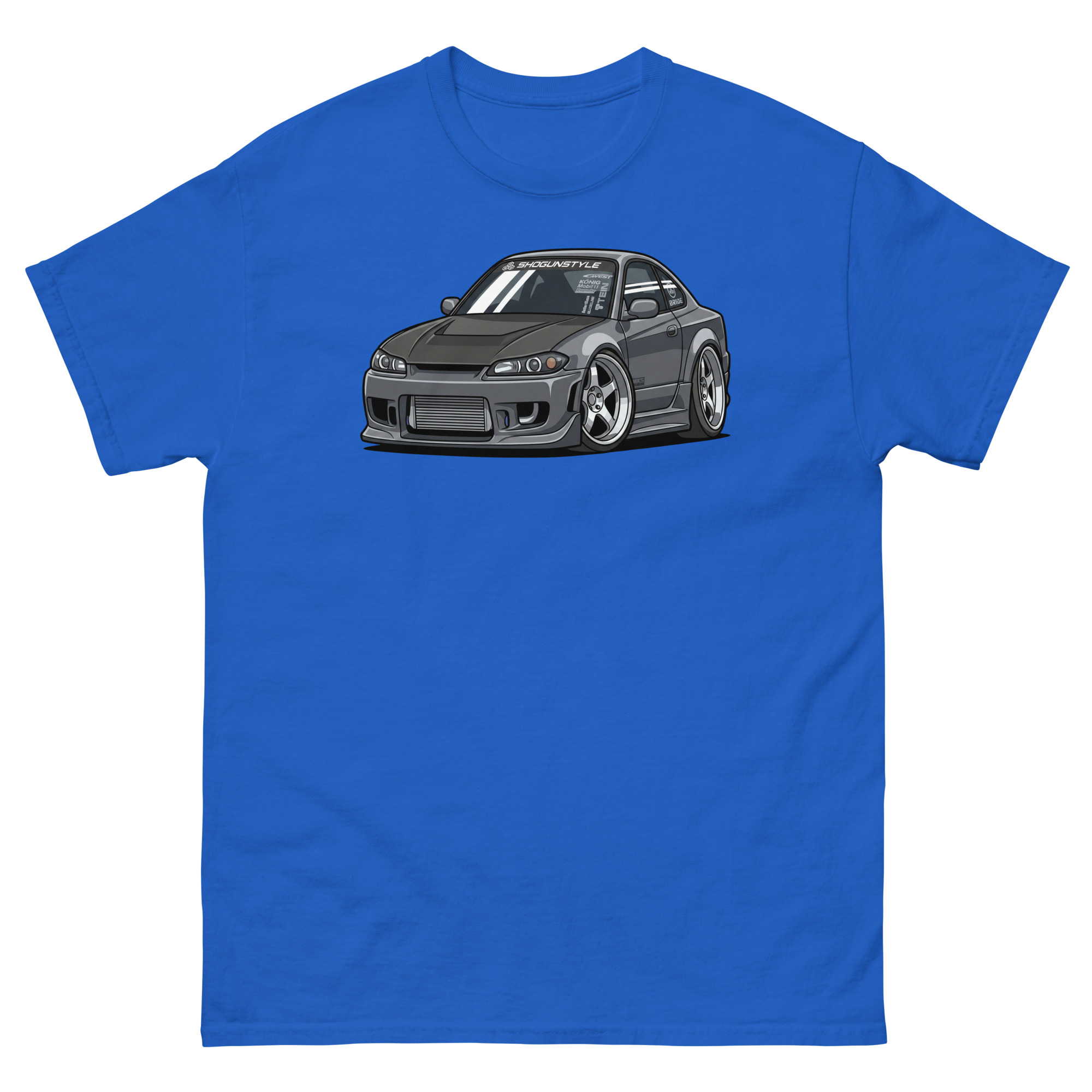 2000 Silvia S15 Chibi Style Unisex Classic Tee - Image 5