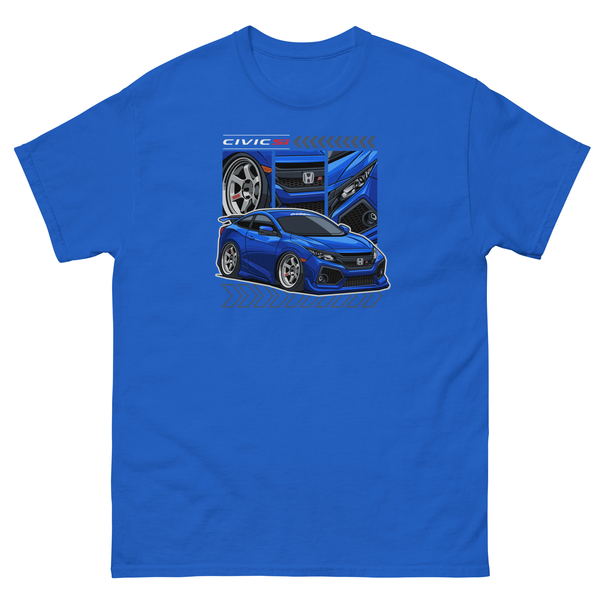 Civic SI Chibi Stile Unisex Classic Tee - Image 5