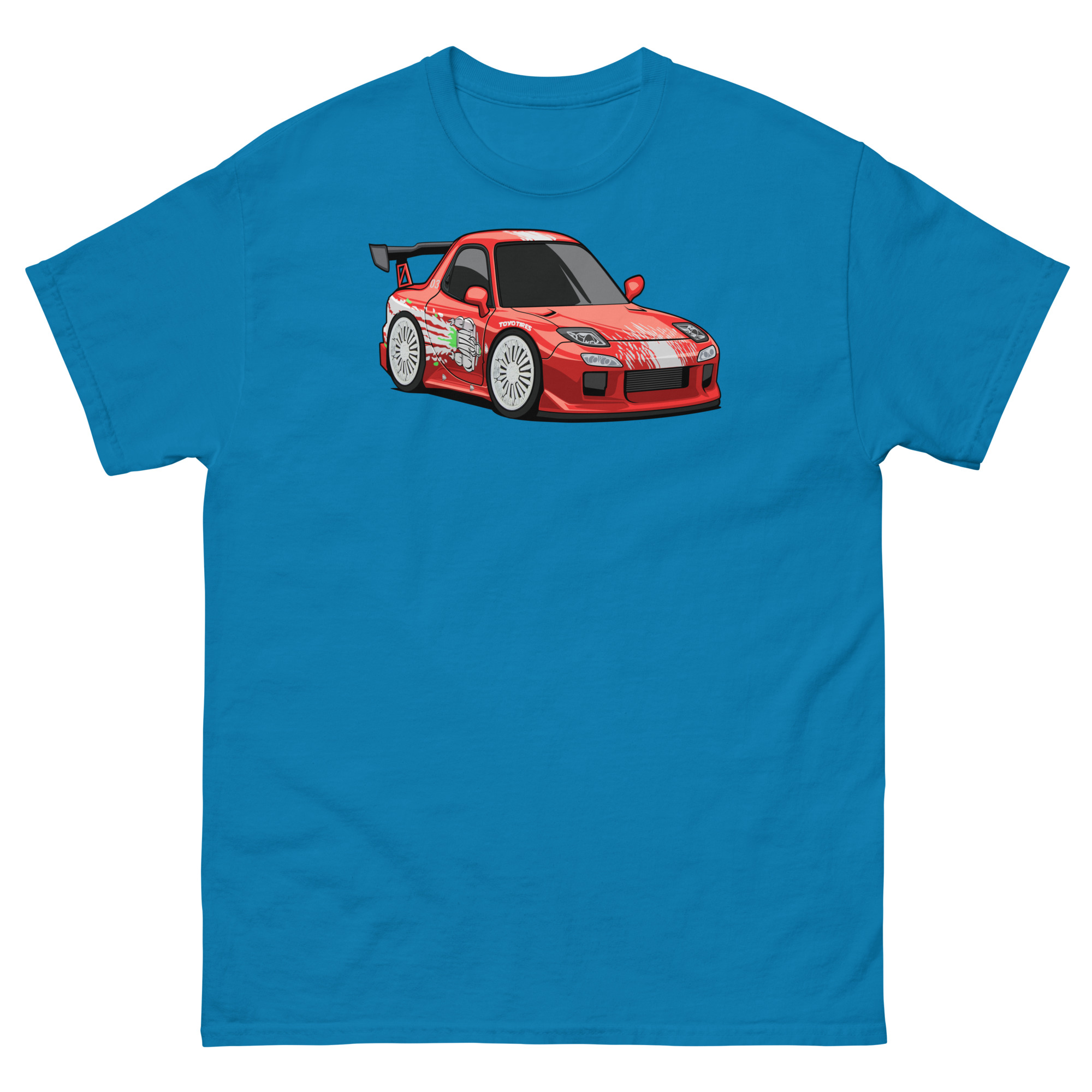 RX-7 Chibi Style Unisex Classic Tee - Image 6