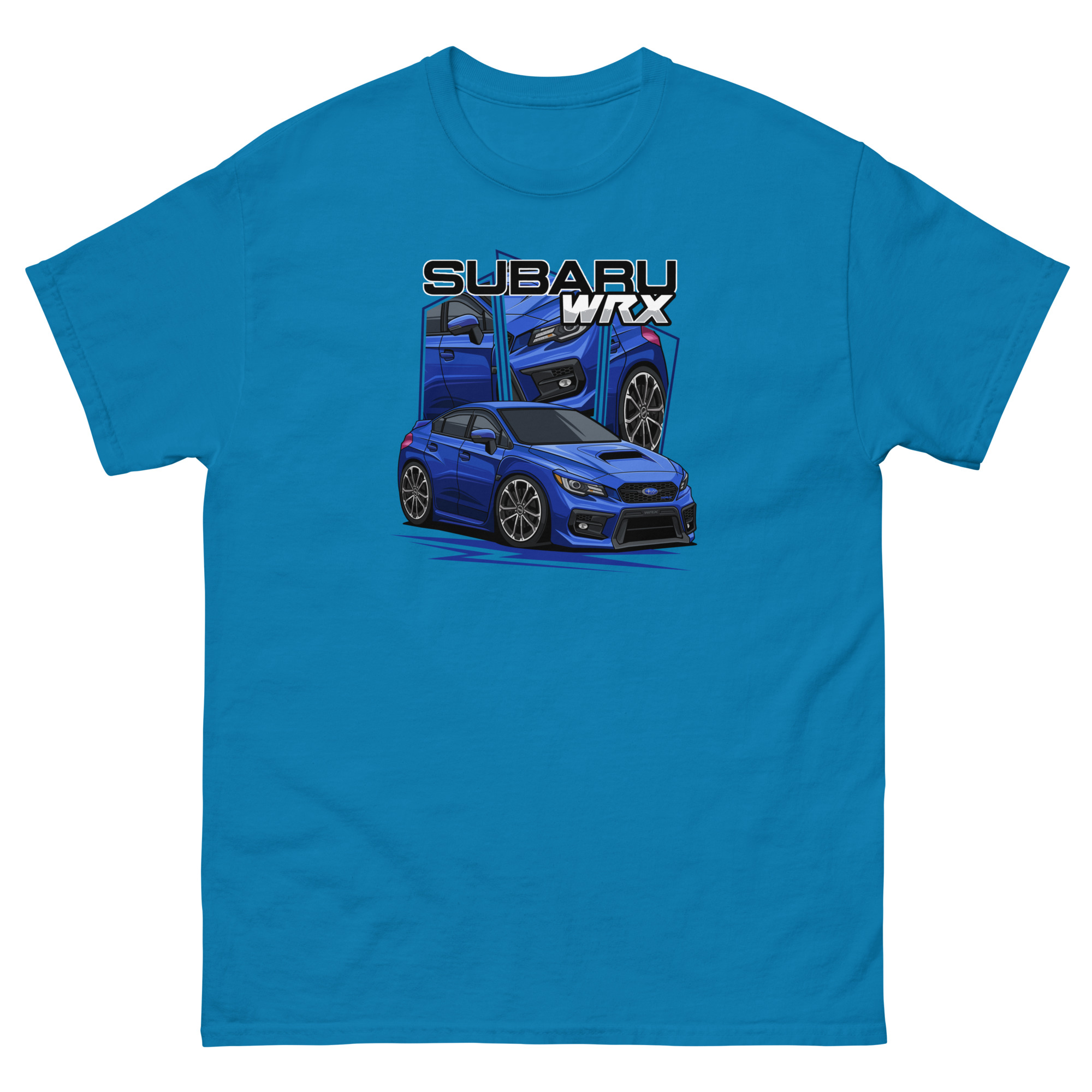 JDM Blue WRX Unisex Classic Tee - Image 6