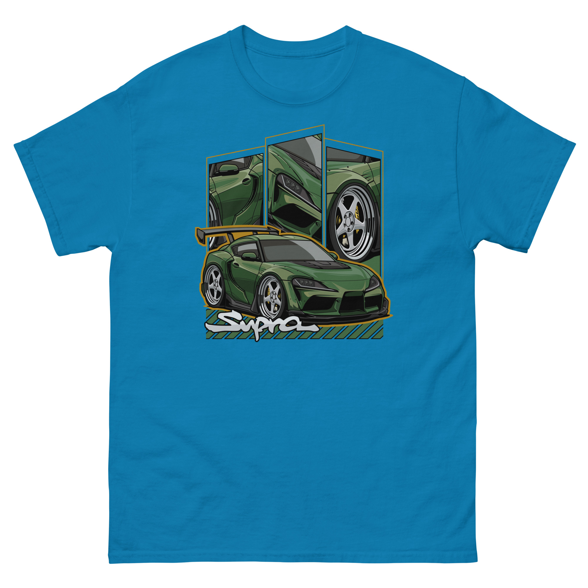 JDM Green Supra MK5 Unisex Classic Tee - Image 6