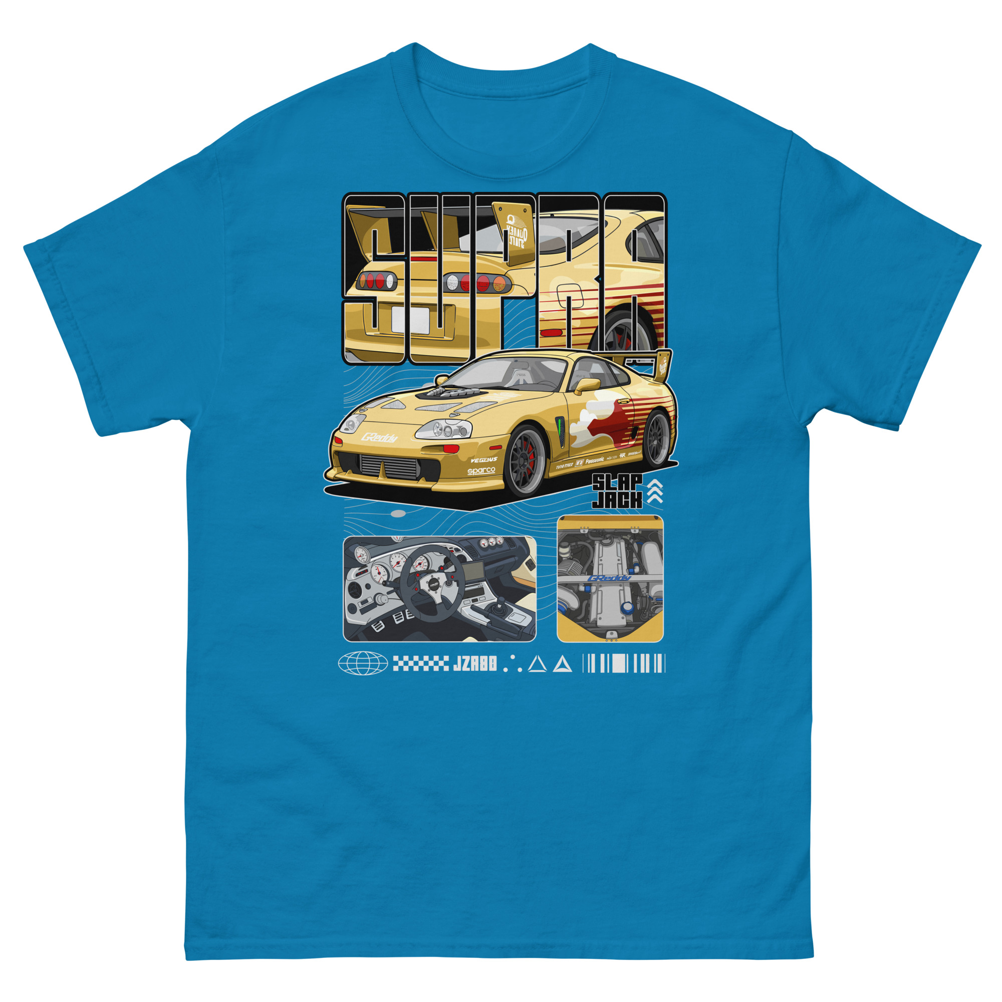 Slap Jack's Supra MK4 Unisex Classic Tee - Image 6