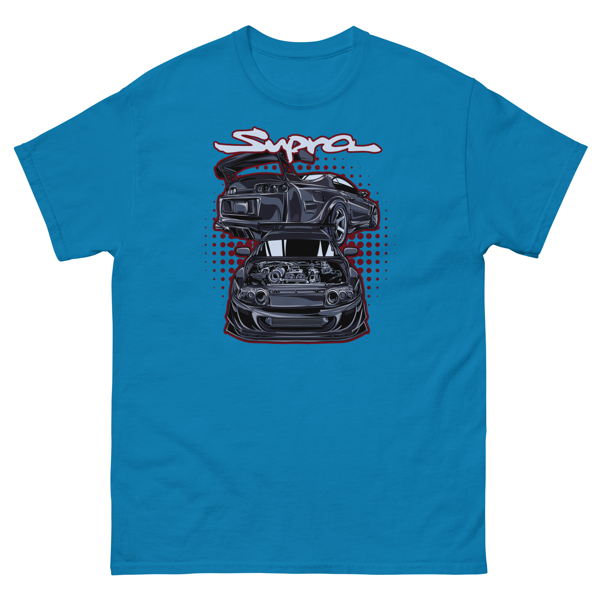JDM Black Supra MK4 Unisex Classic Tee - Image 6