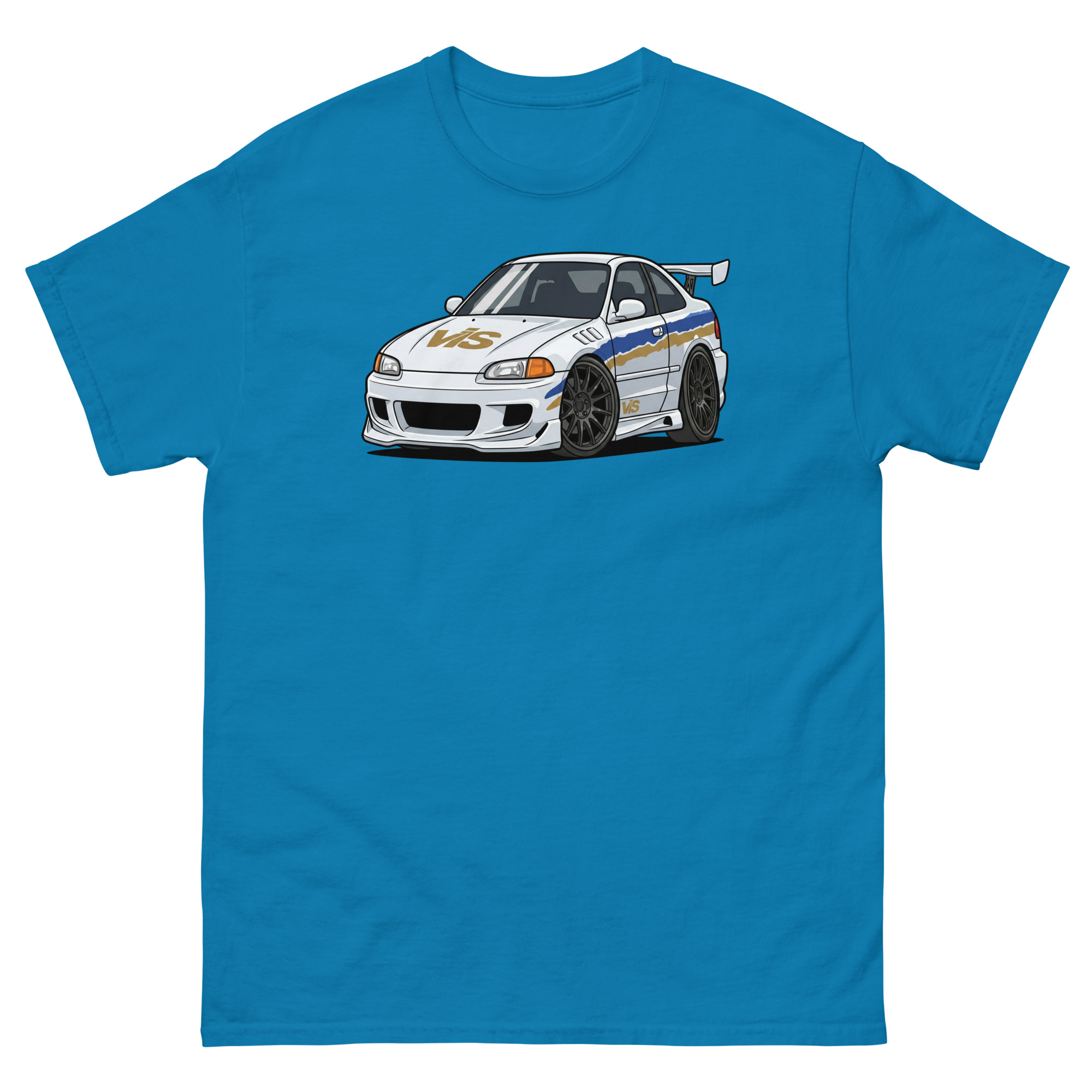 1993 Civic Coupe Chibi Style Unisex Classic Tee - Image 11