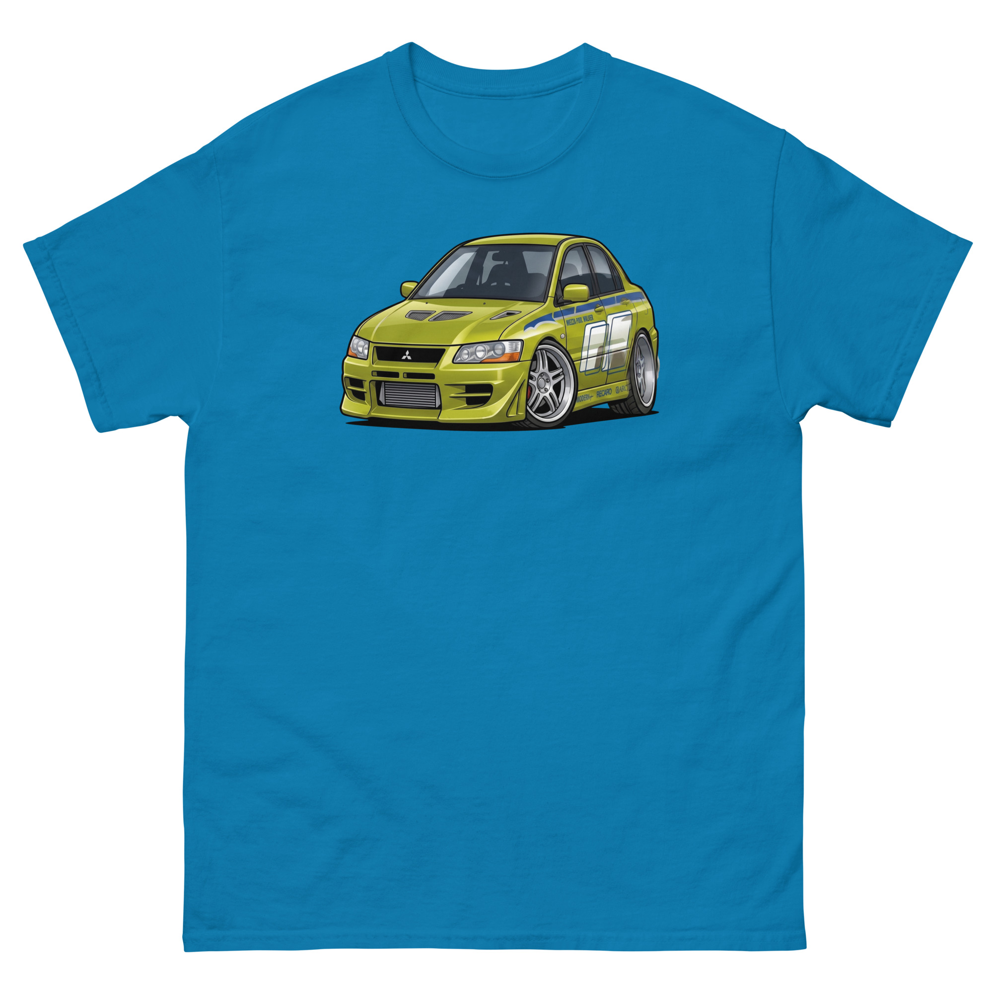 Brian's 2002 Evo VII Chibi Style Unisex Classic Tee - Image 11