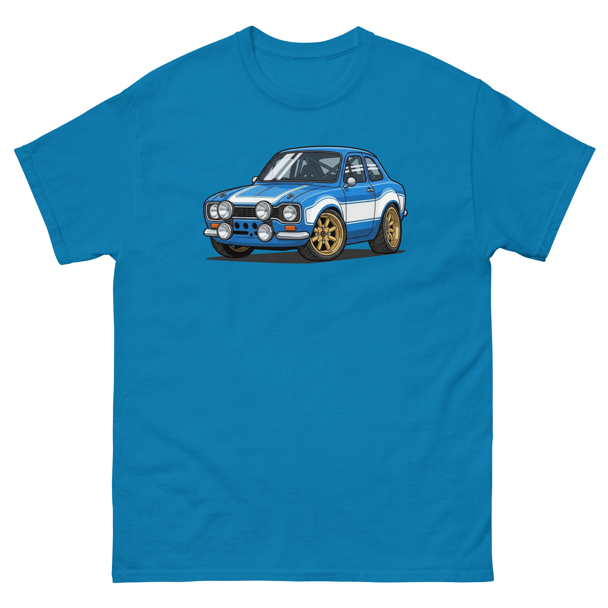 1970 Escort MK1 Chibi Style Unisex Classic Tee - Image 6
