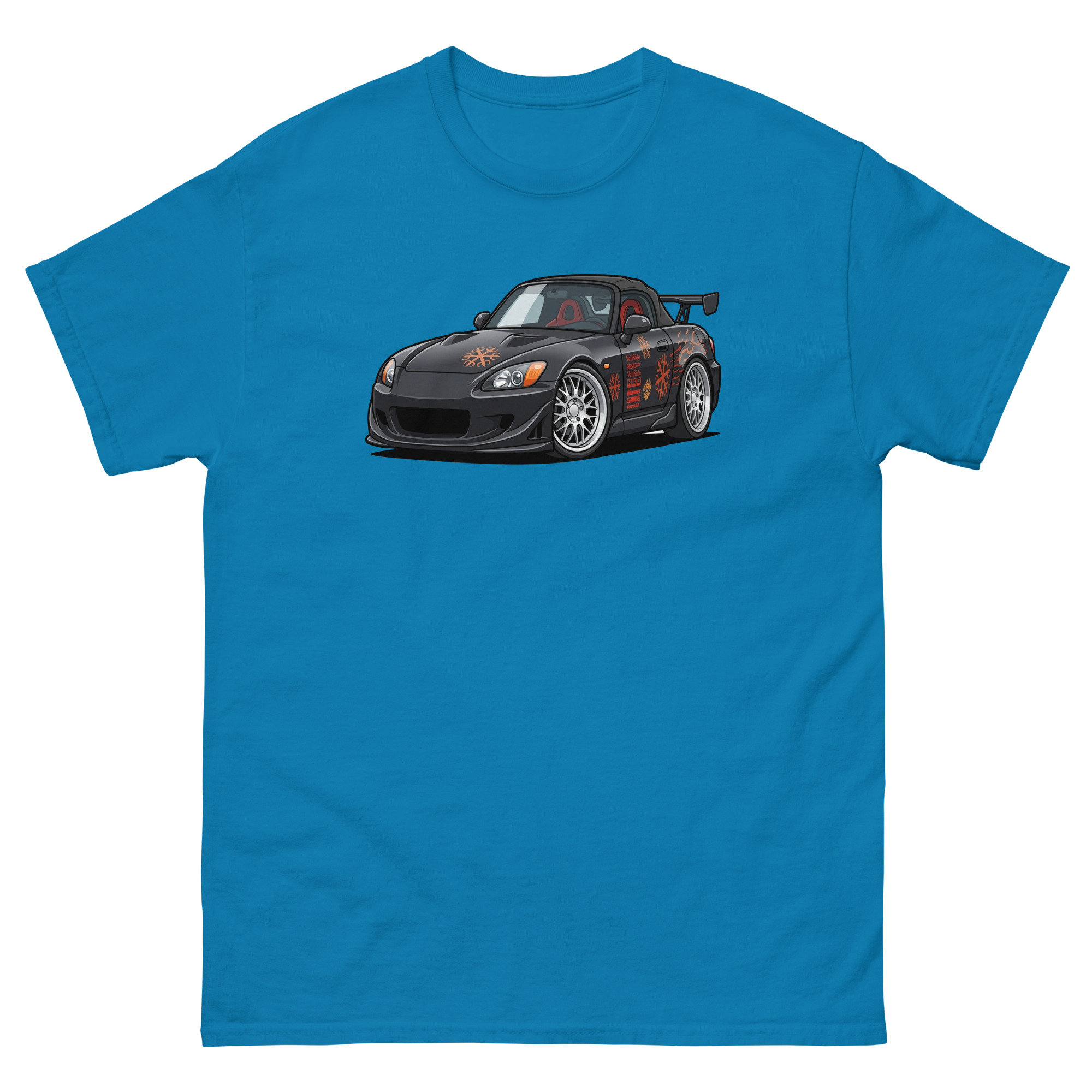 2001 S2000 Chibi Style Unisex Classic Tee - Image 6
