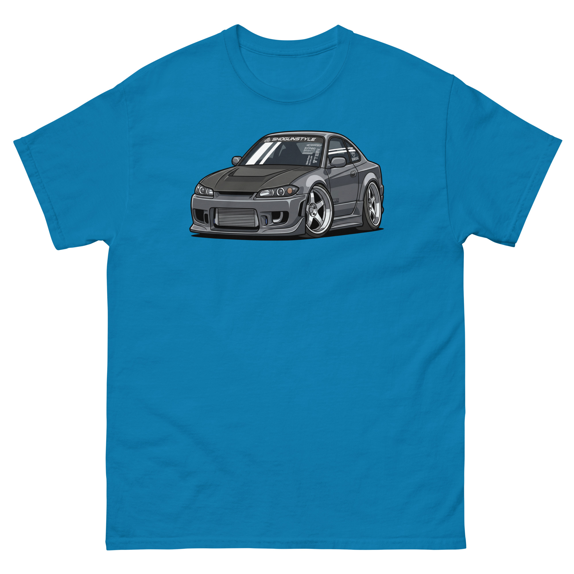 2000 Silvia S15 Chibi Style Unisex Classic Tee - Image 6
