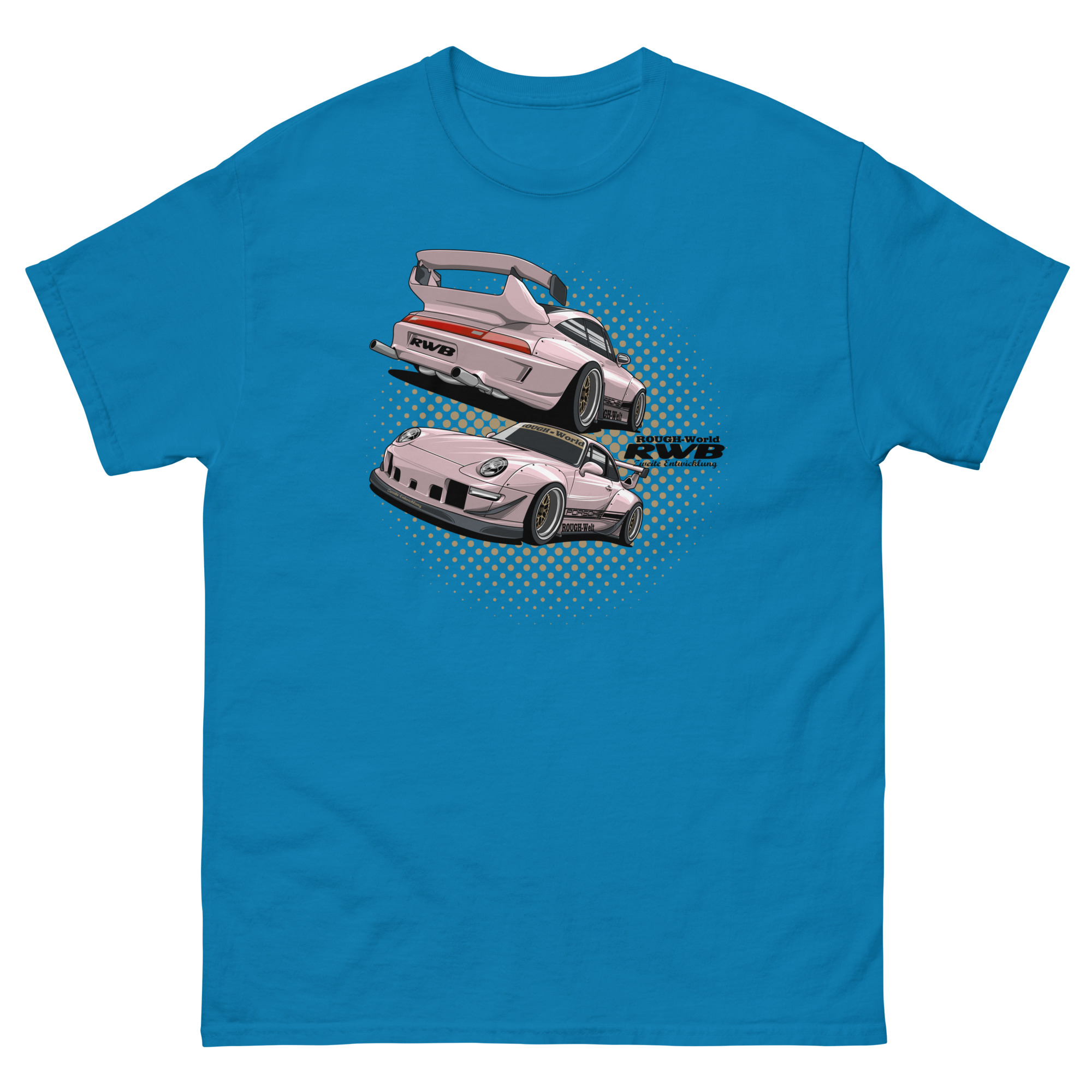 JDM Pink RWB Unisex Classic Tee - Image 6
