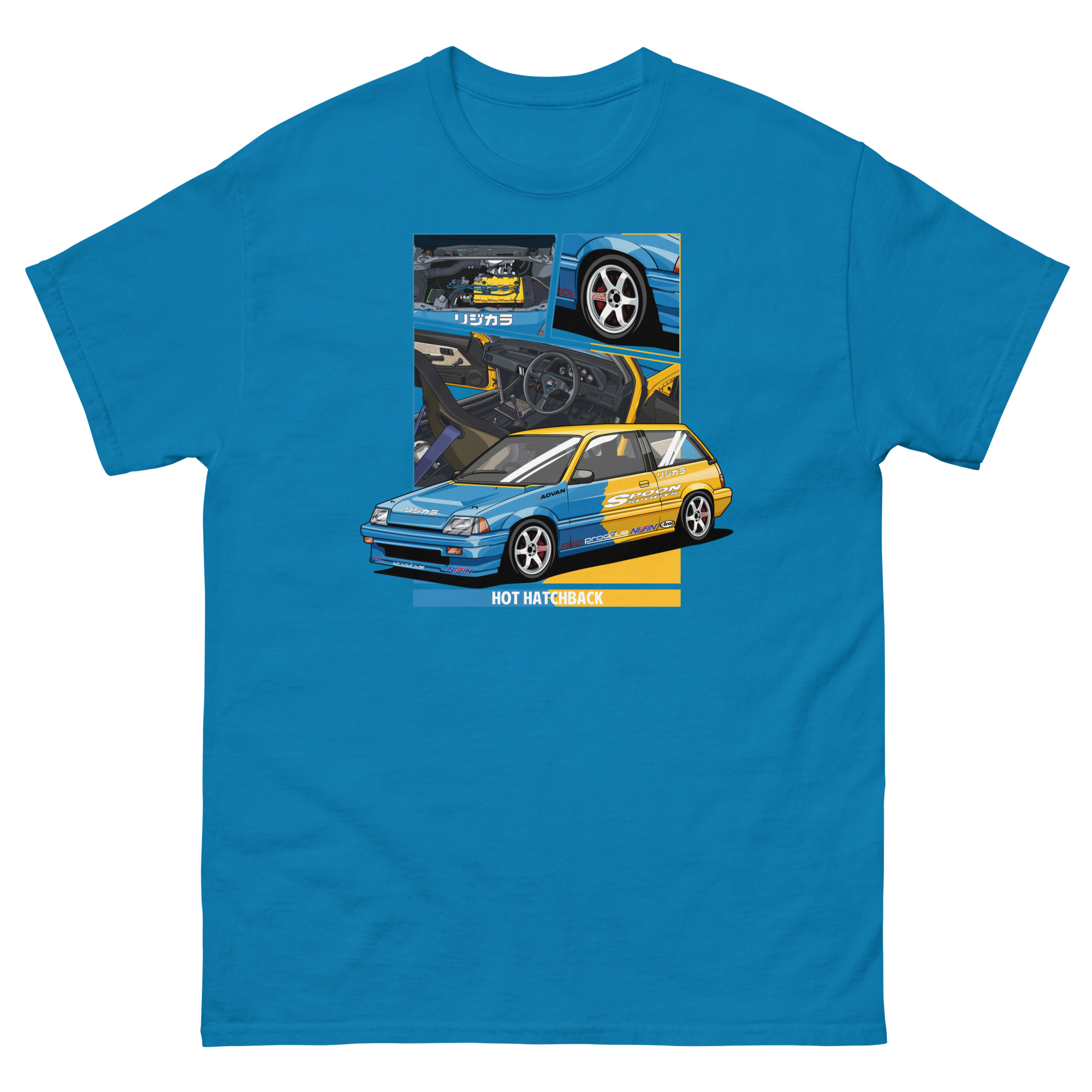JDM Hot Hatch Unisex Classic Tee - Image 6