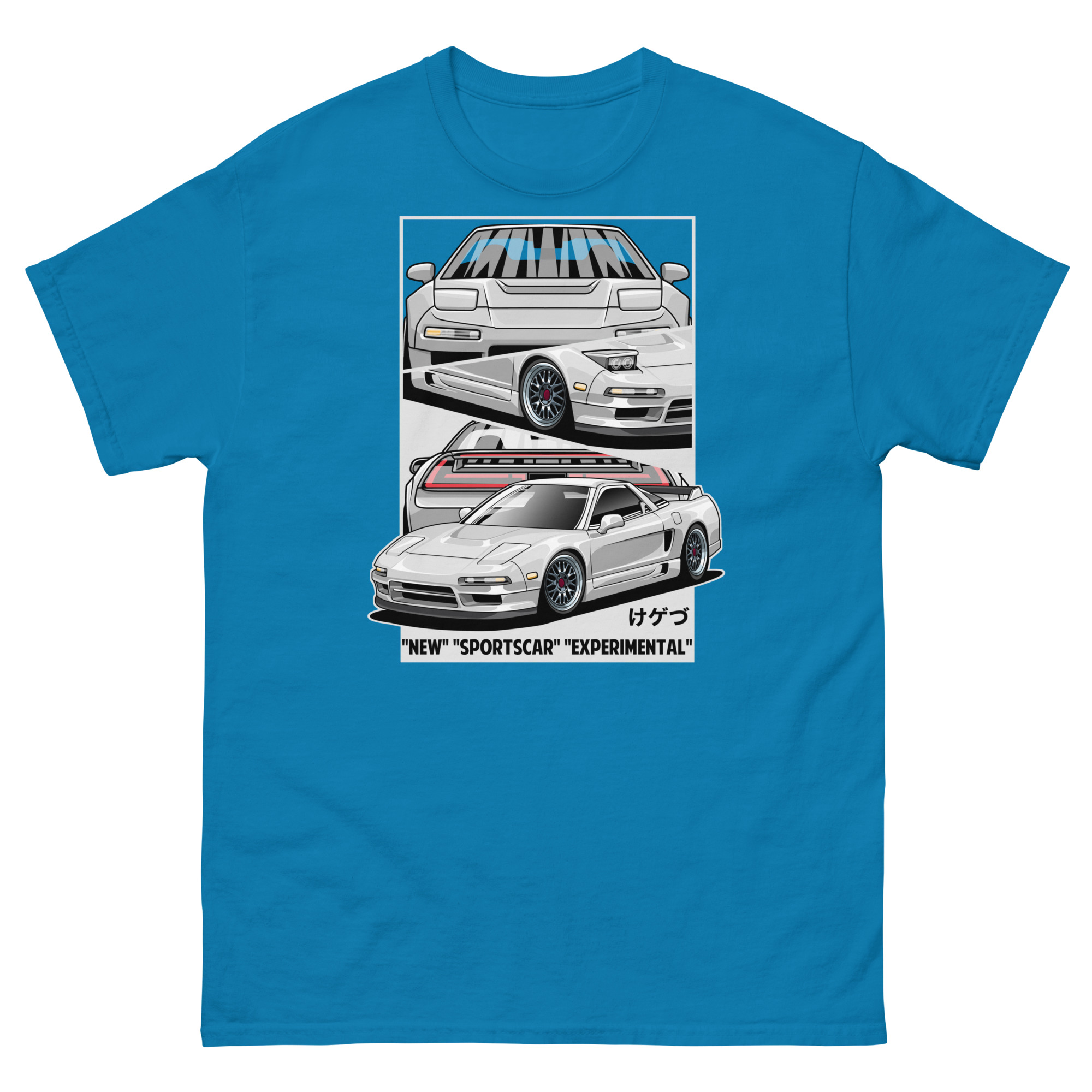 White JDM NSX Unisex Classic Tee - Image 6