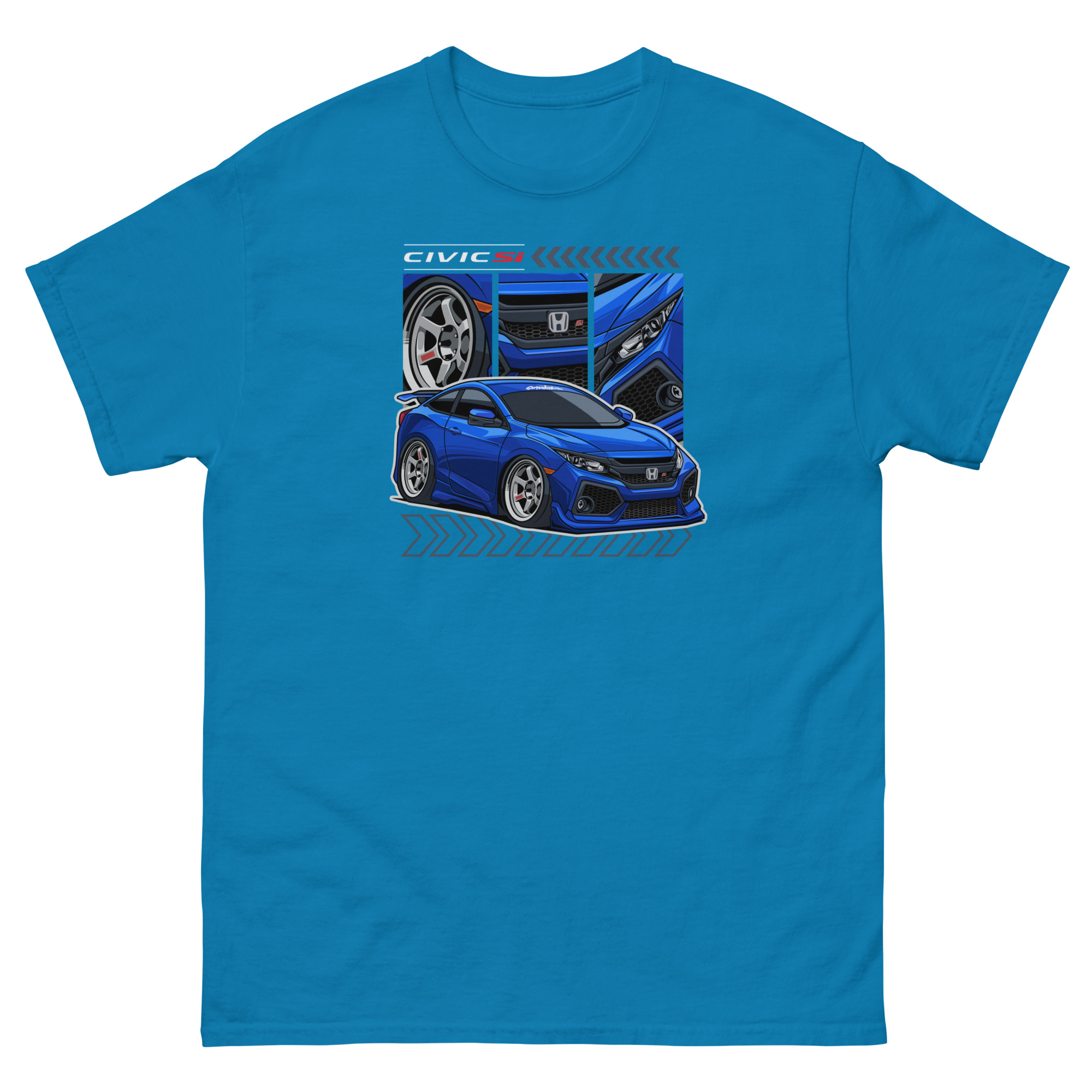 Civic SI Chibi Stile Unisex Classic Tee - Image 6