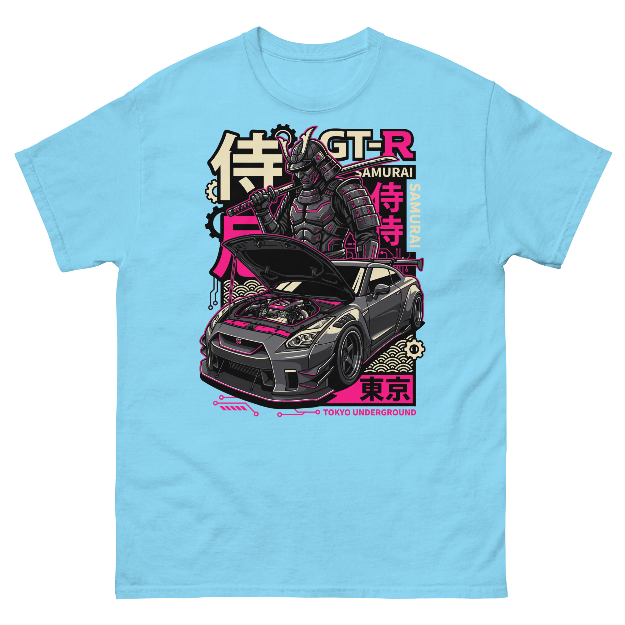 Samurai GT-R R35 Unisex Classic Tee - Image 18