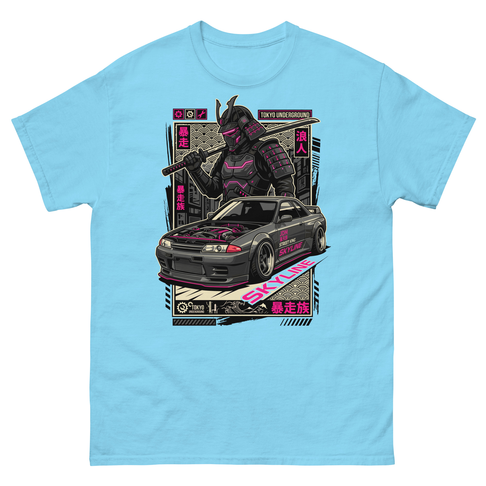 Samurai Skyline R32 Unisex Classic Tee - Image 18