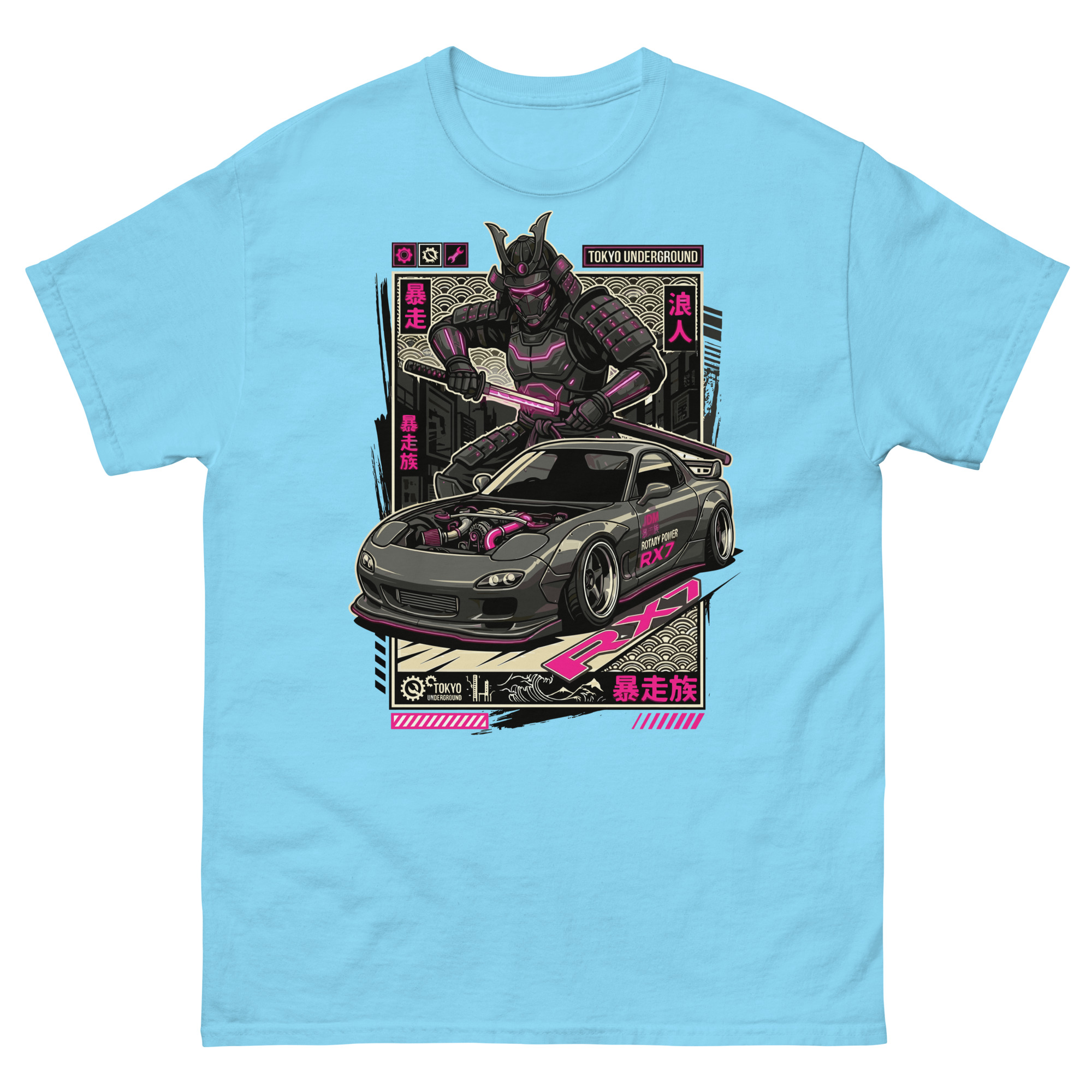 Samurai RX-7 Unisex Classic Tee - Image 18