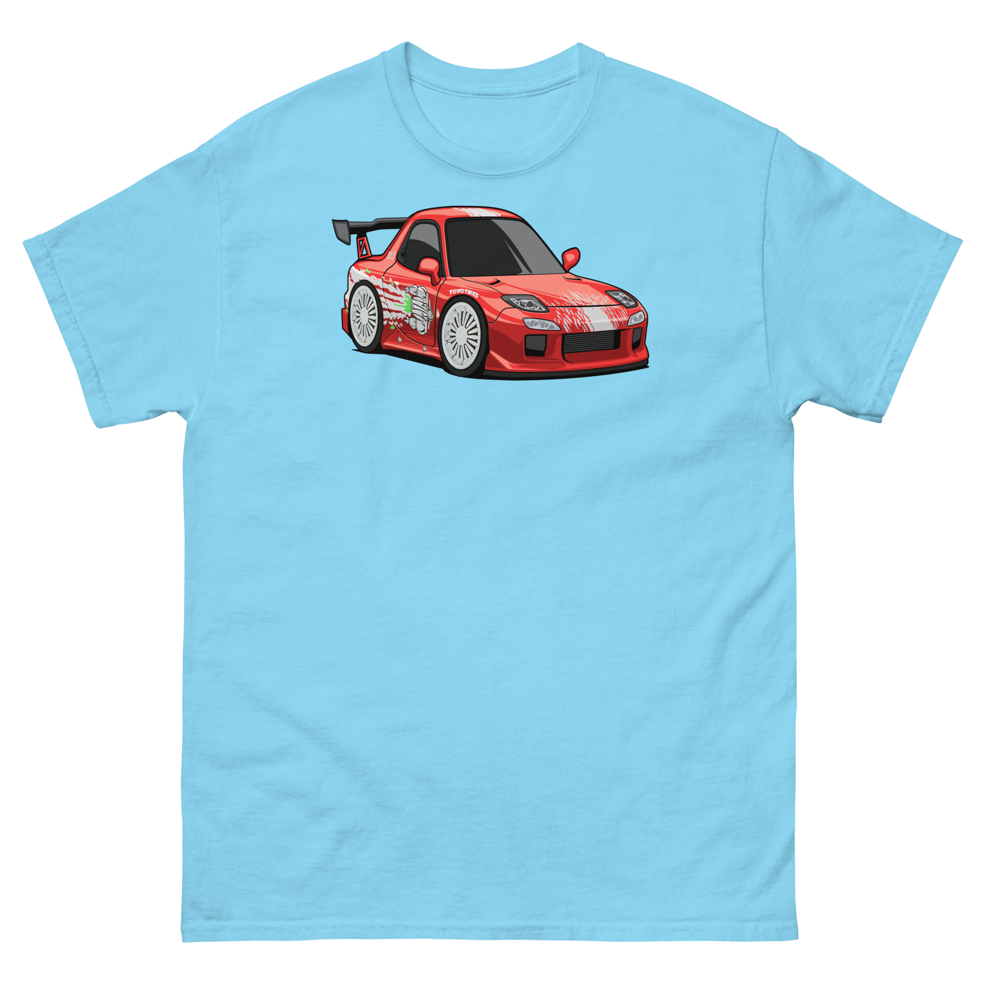 RX-7 Chibi Style Unisex Classic Tee - Image 18
