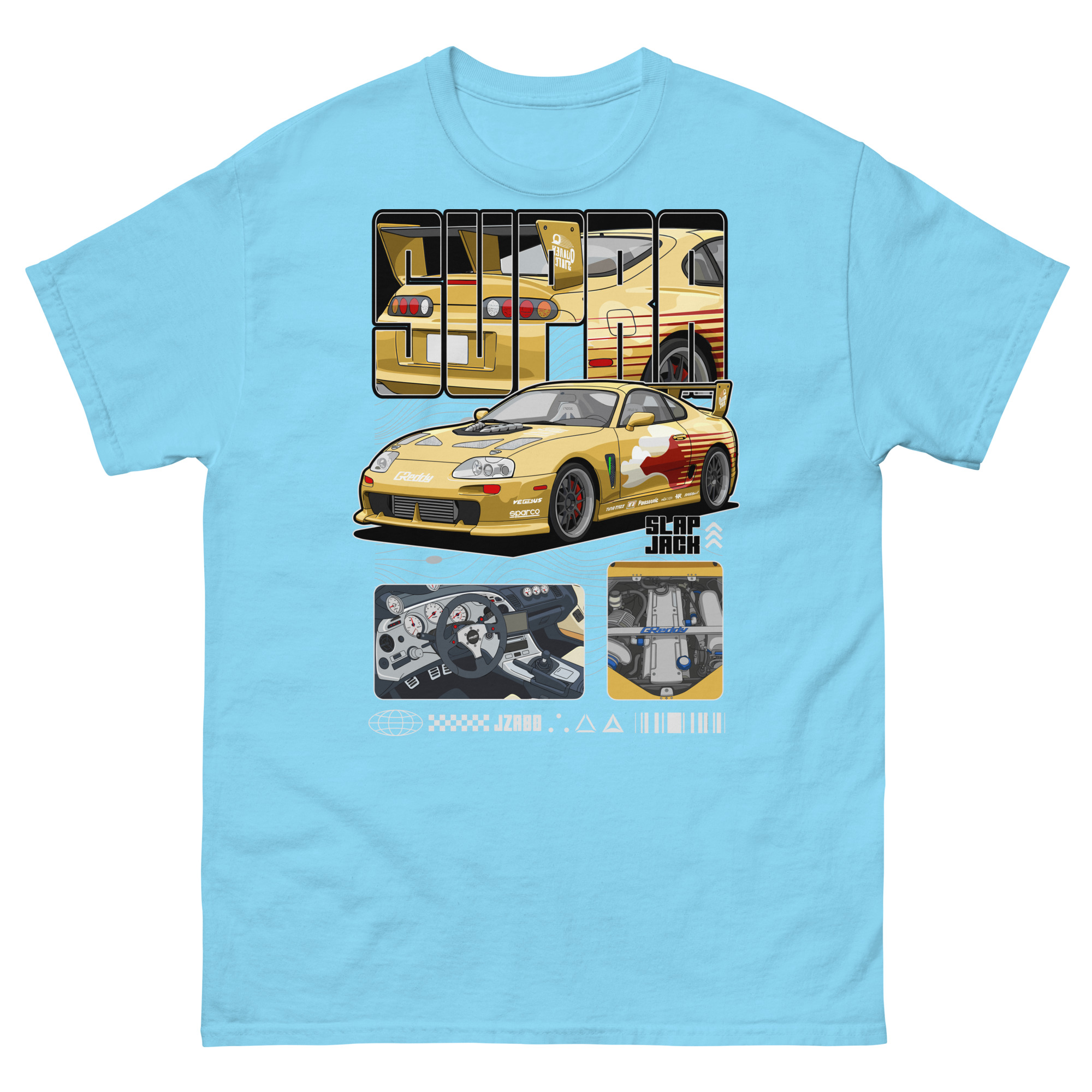 Slap Jack's Supra MK4 Unisex Classic Tee - Image 18