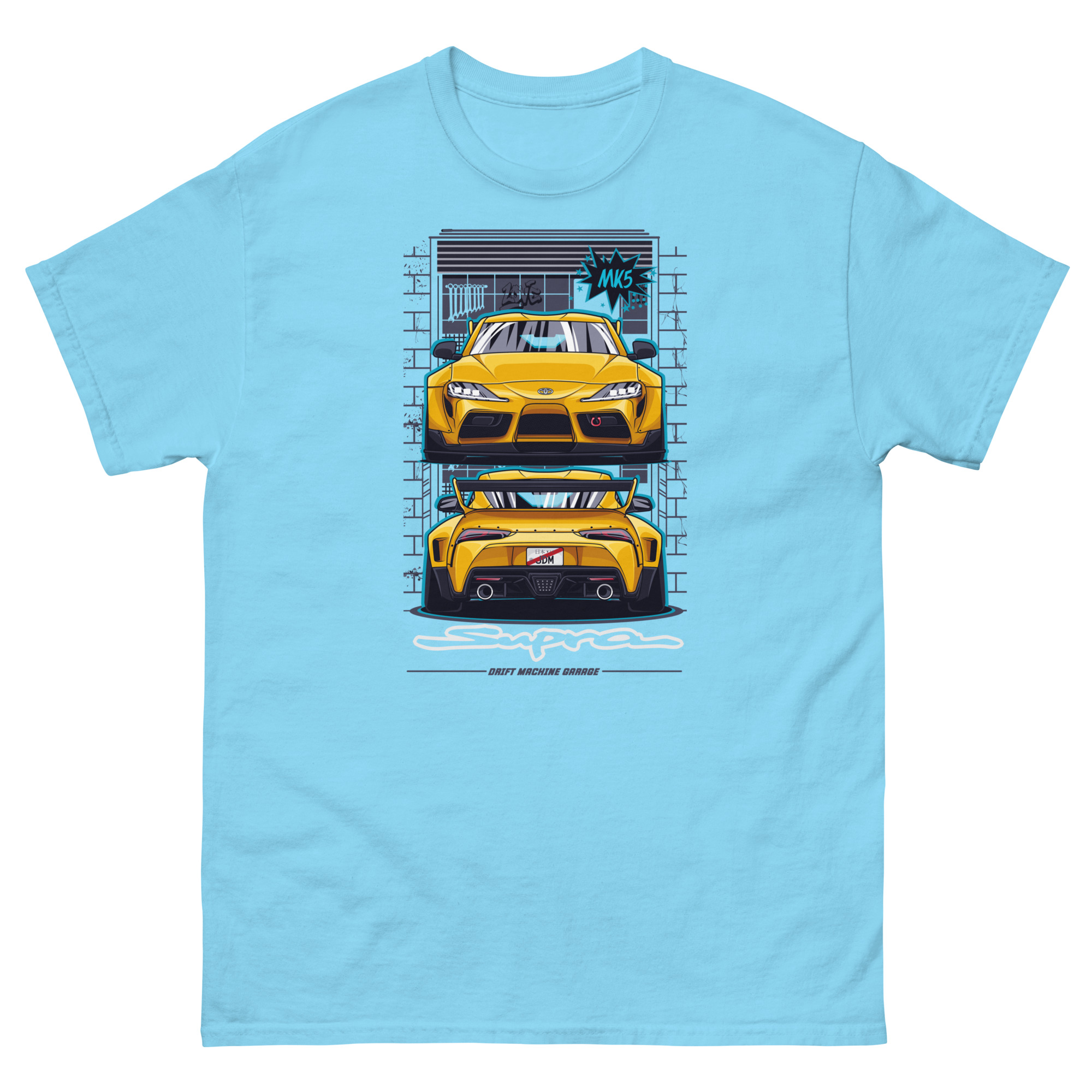 JDM Yellow Supra MK5 Unisex Classic Tee - Image 18