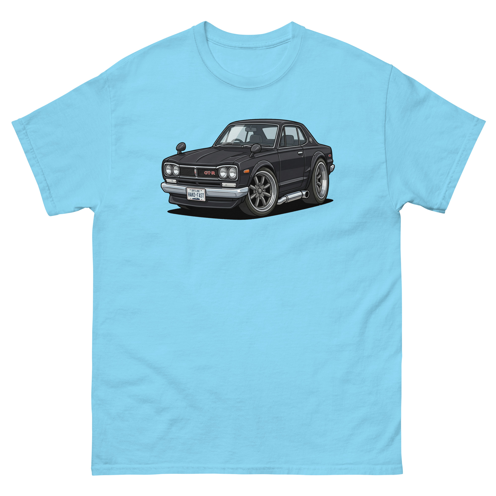 1971 Skyline GT-R Chibi Style Unisex Classic Tee - Image 18