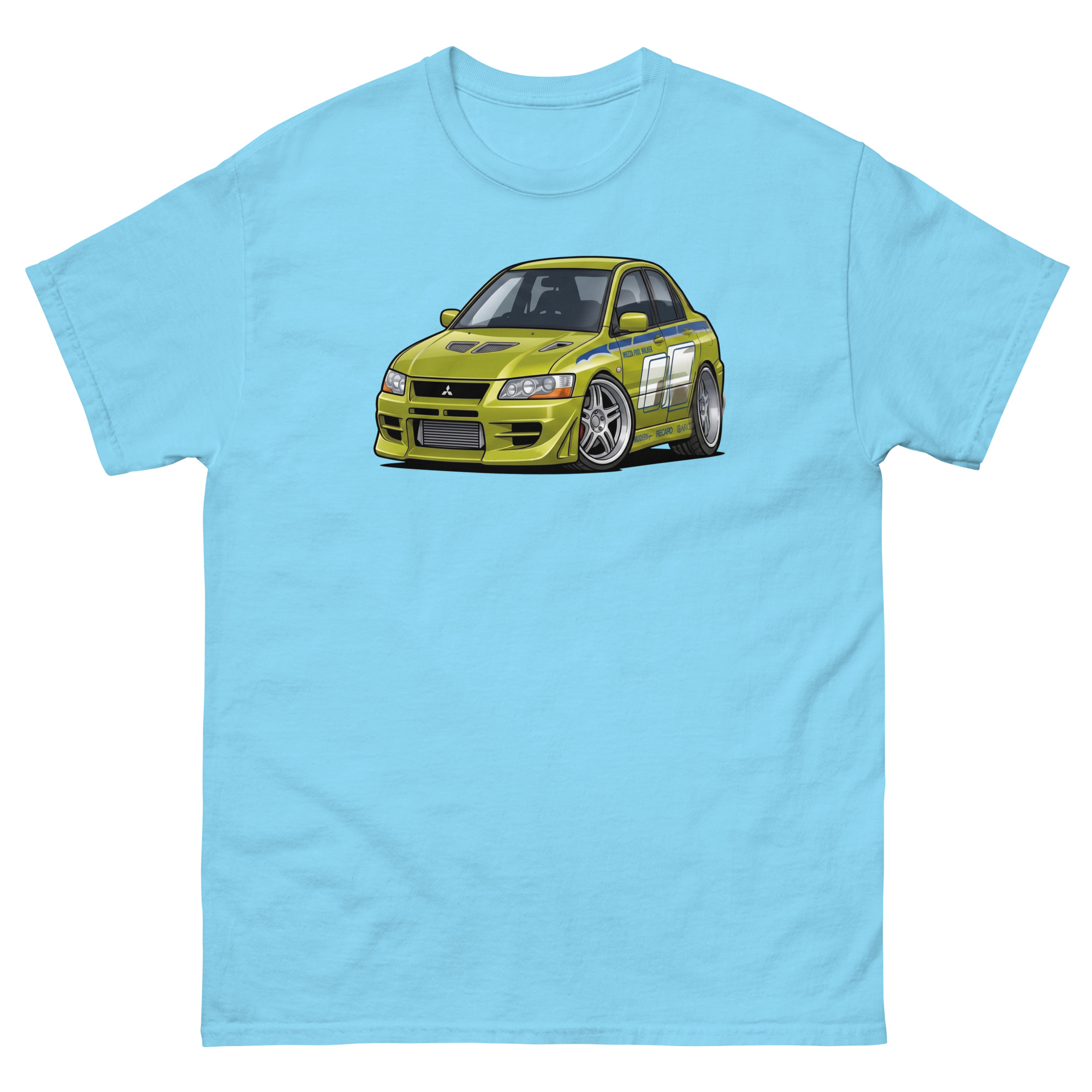 Brian's 2002 Evo VII Chibi Style Unisex Classic Tee - Image 35