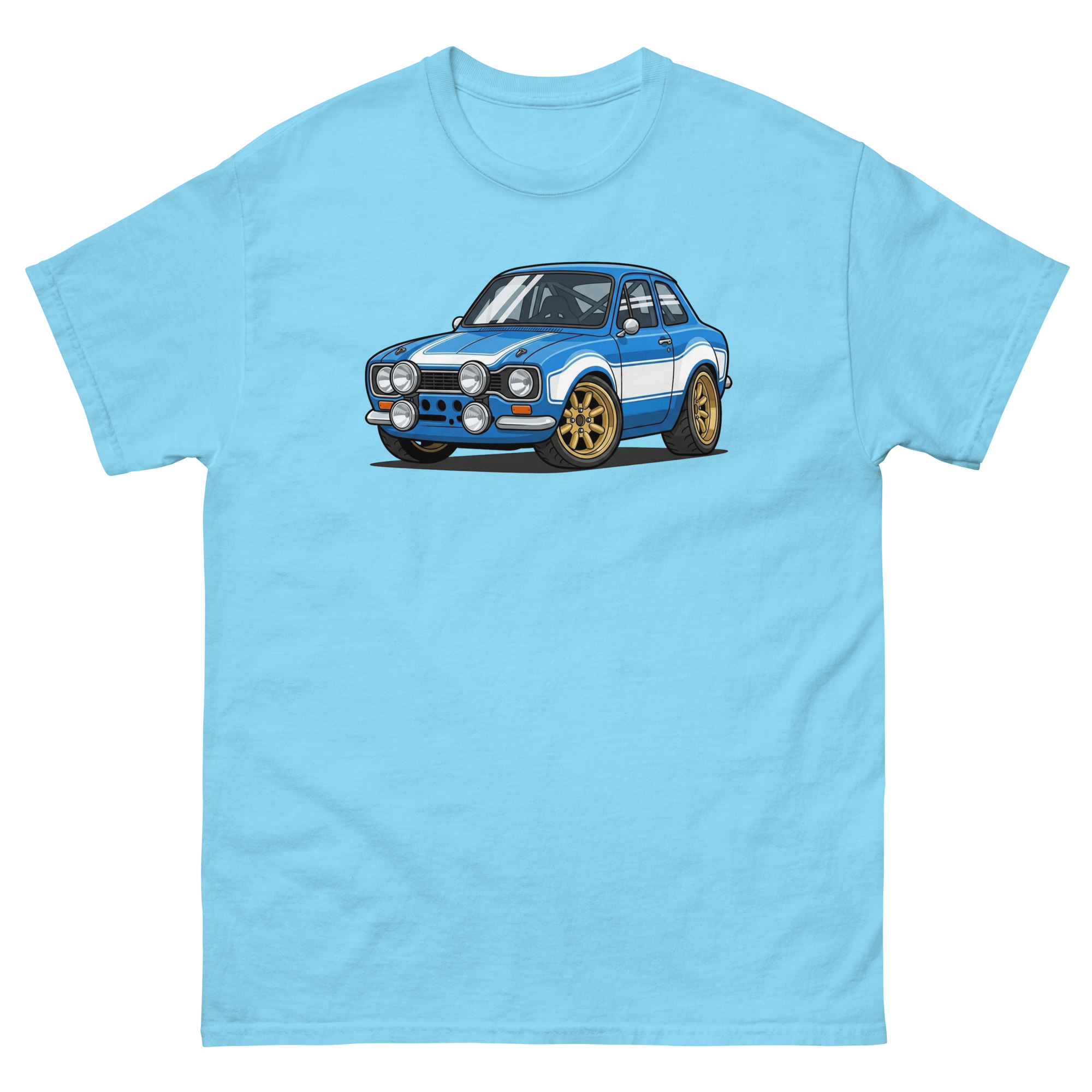 1970 Escort MK1 Chibi Style Unisex Classic Tee - Image 18