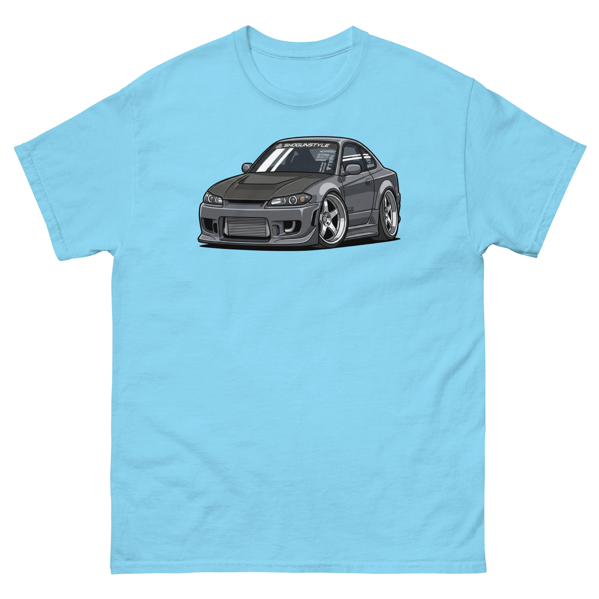 2000 Silvia S15 Chibi Style Unisex Classic Tee - Image 18