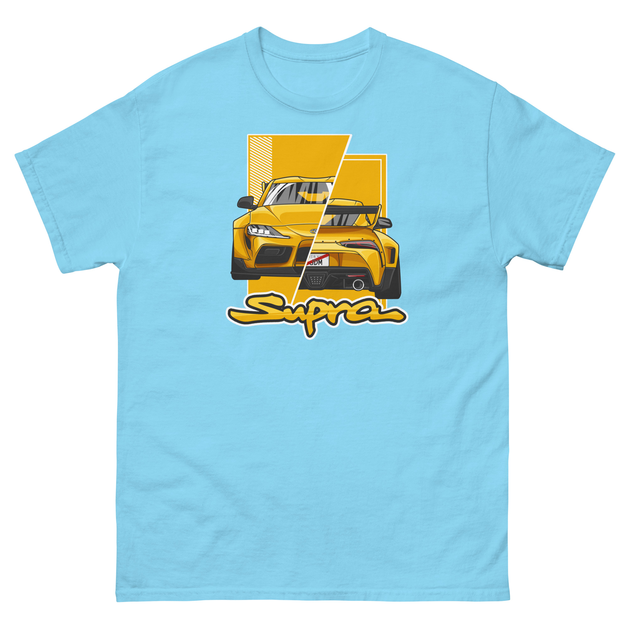JDM Supra MK5 Yellow Unisex Classic Tee - Image 18