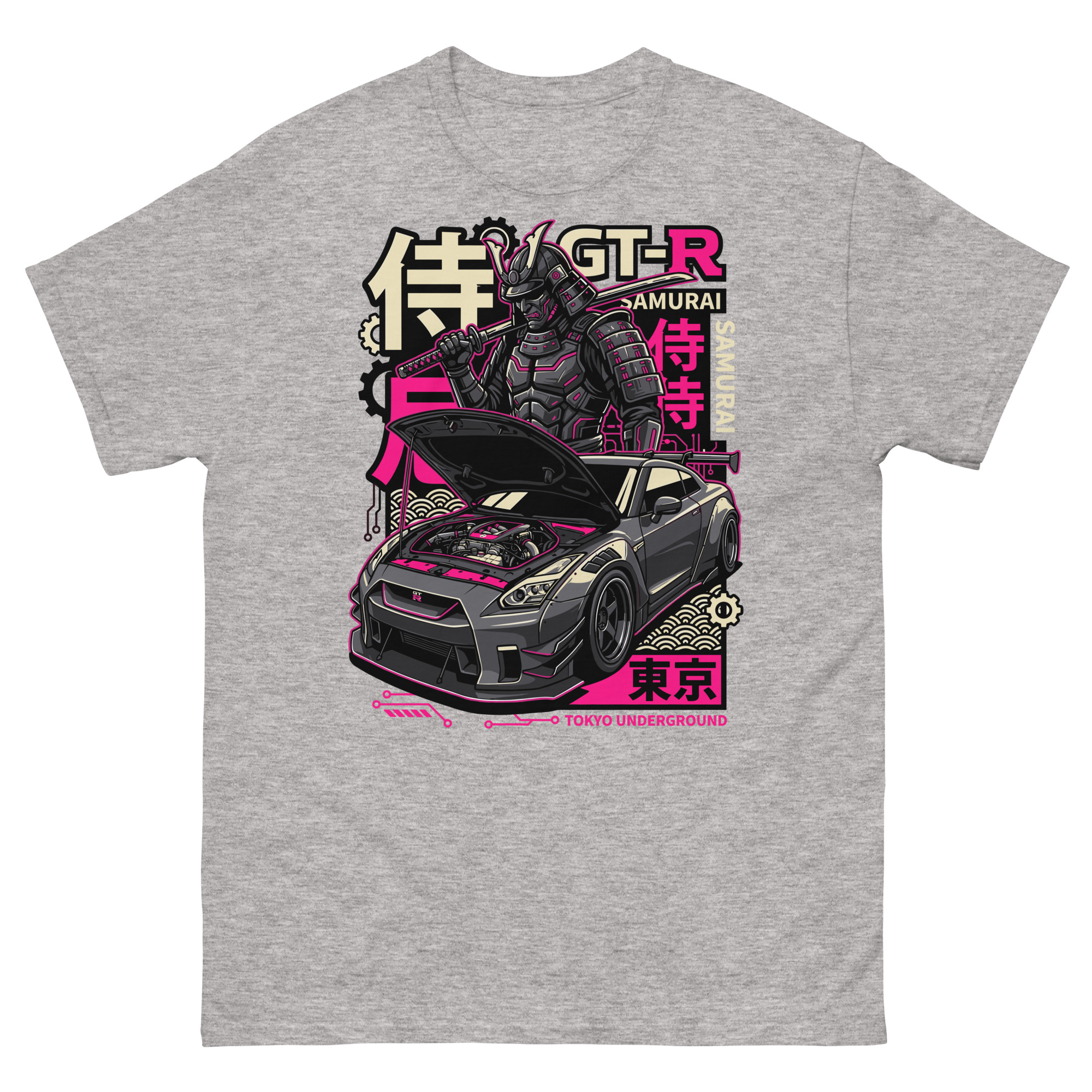 Samurai GT-R R35 Unisex Classic Tee - Image 15