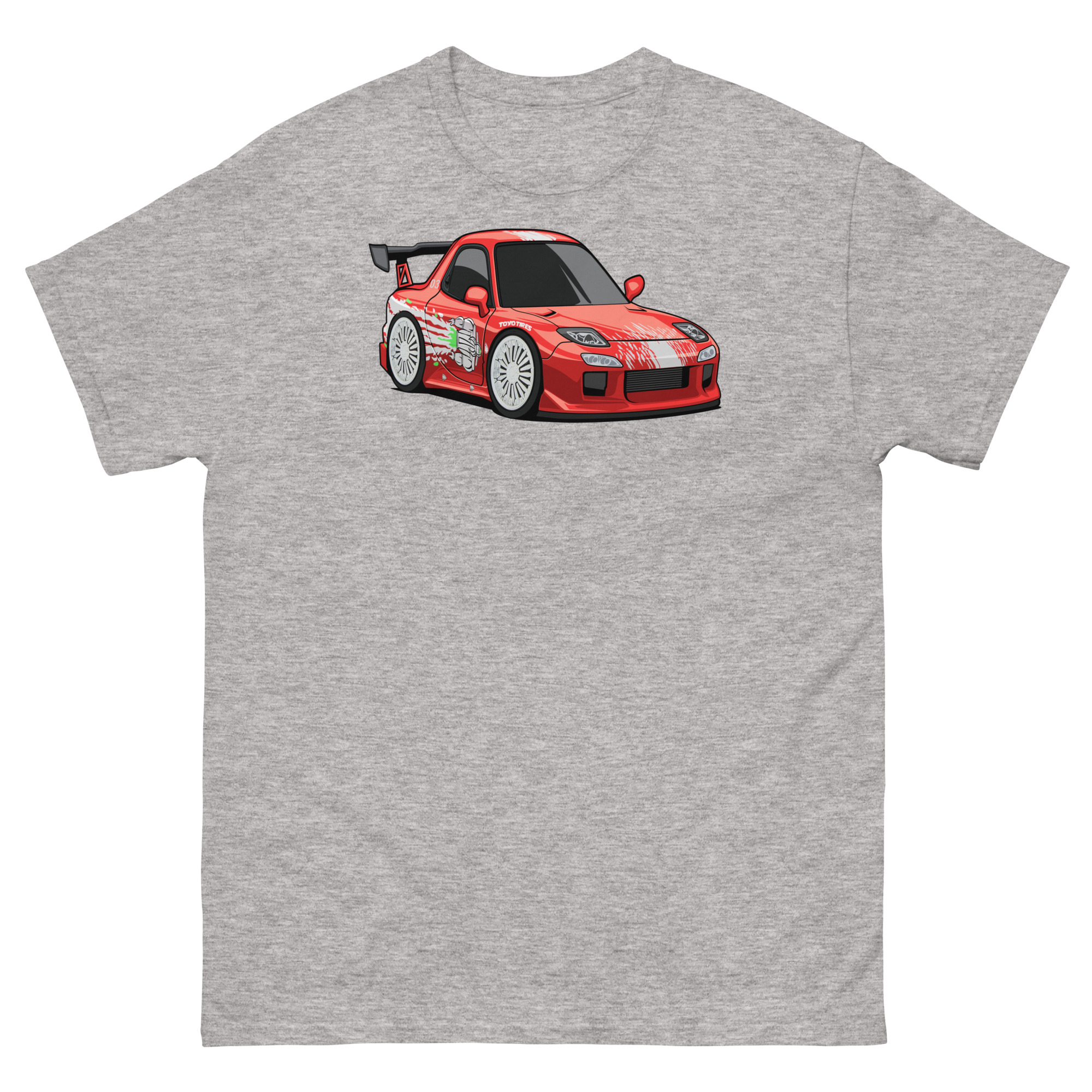 RX-7 Chibi Style Unisex Classic Tee - Image 15