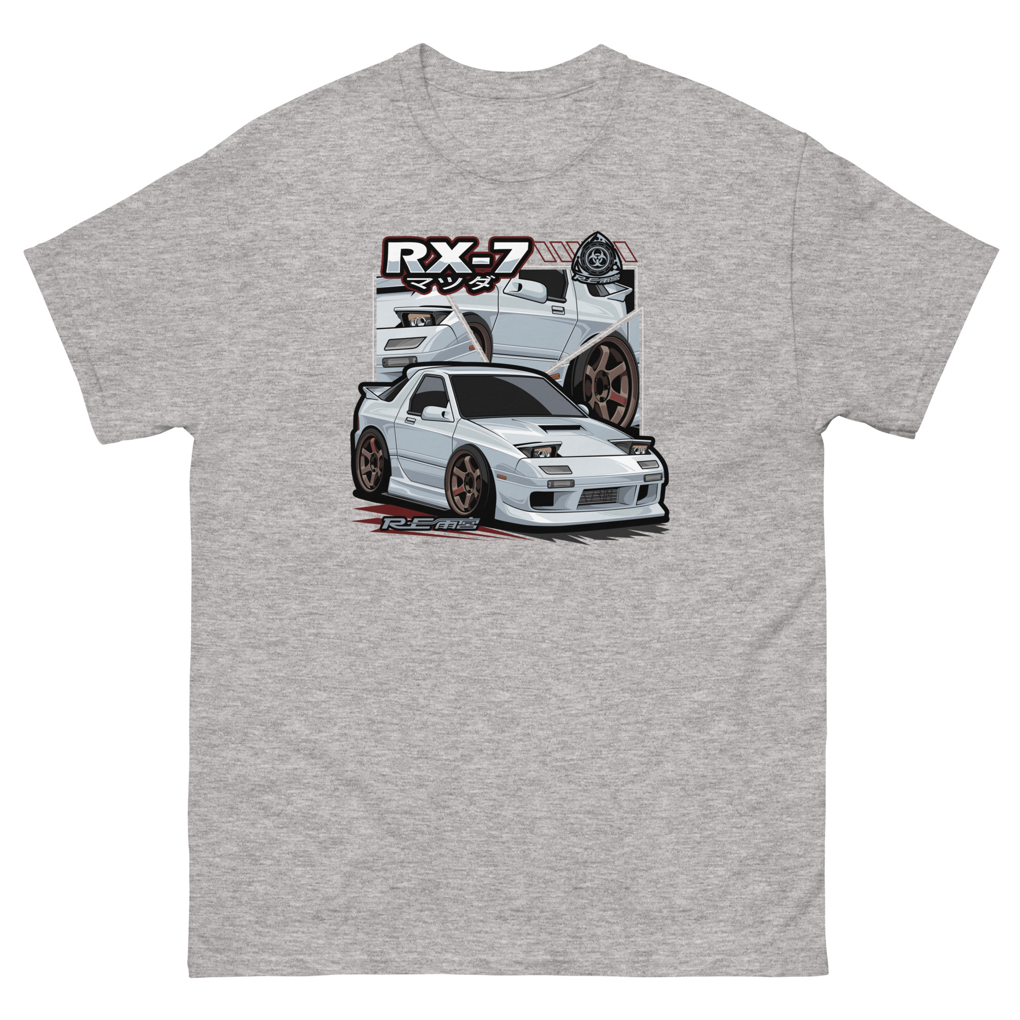 JDM RX-7 Unisex Classic Tee - Image 15