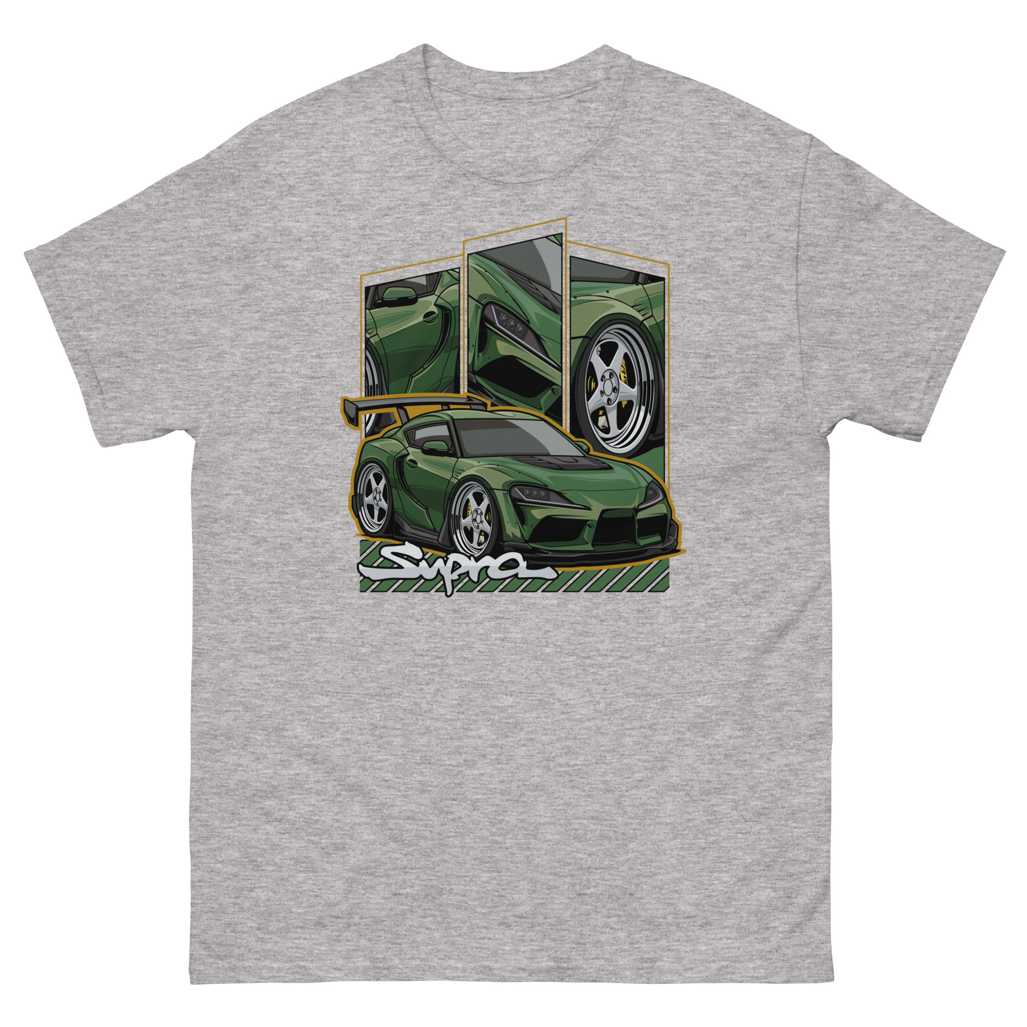 JDM Green Supra MK5 Unisex Classic Tee - Image 15