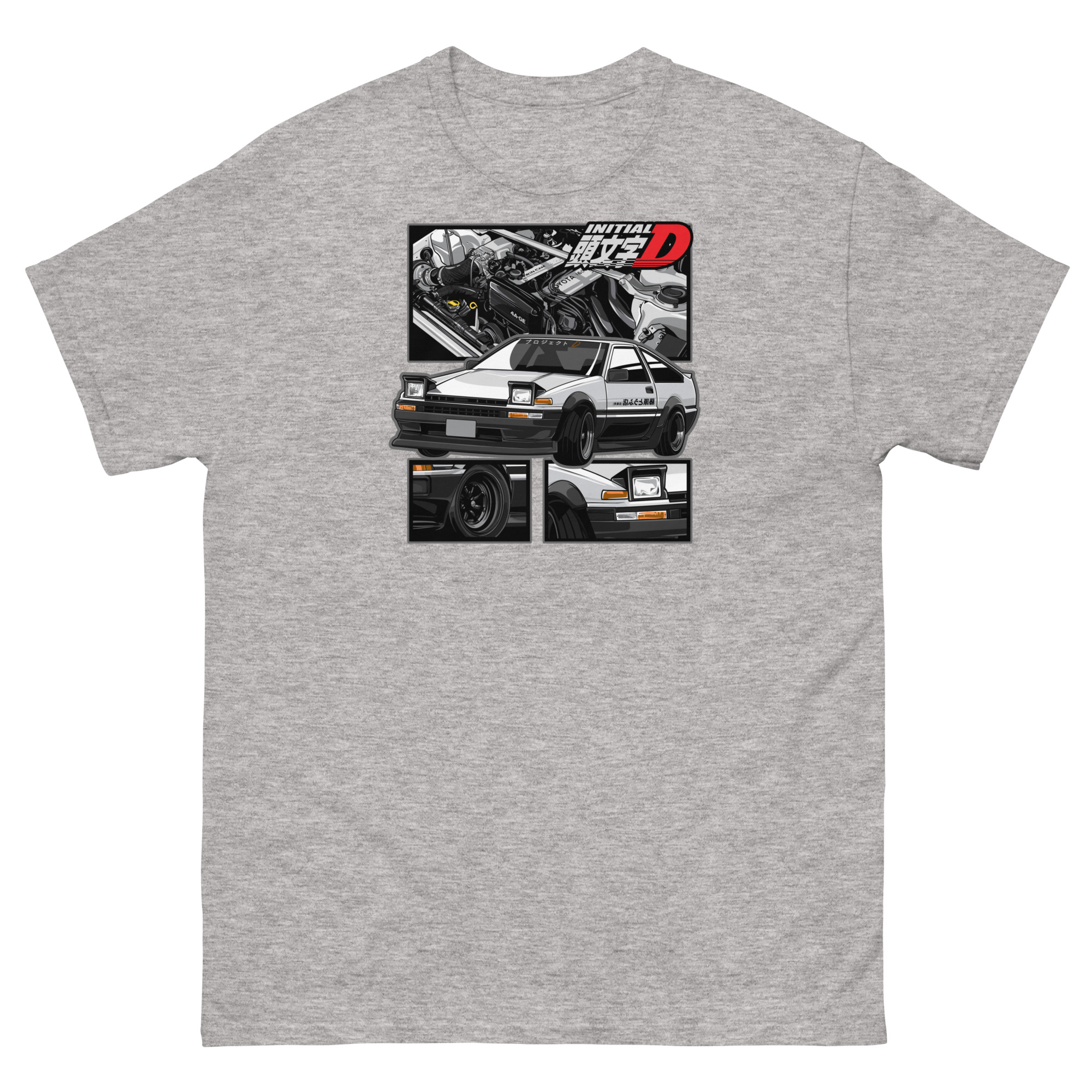 ID Trueno AE86 Unisex Classic Tee - Image 15