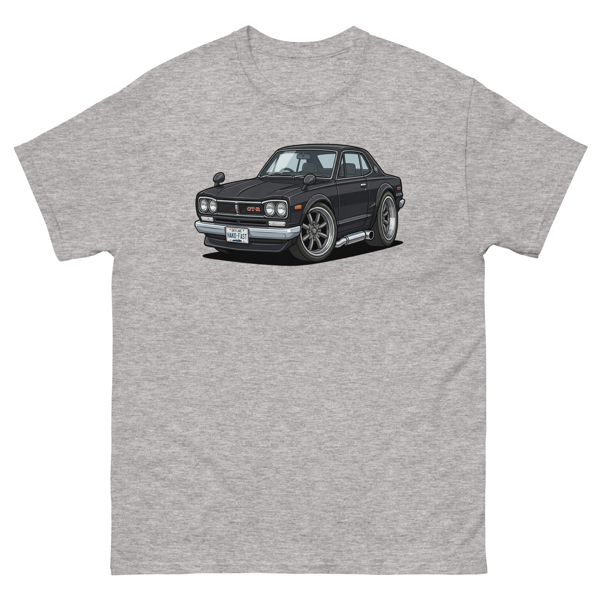 1971 Skyline GT-R Chibi Style Unisex Classic Tee - Image 15