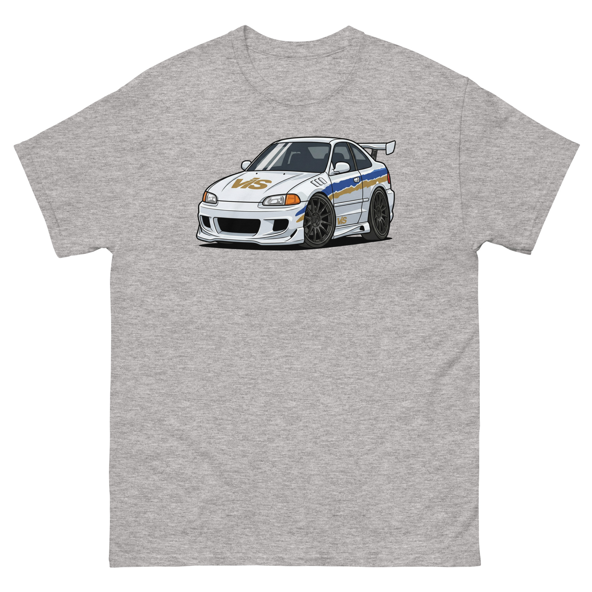 1993 Civic Coupe Chibi Style Unisex Classic Tee - Image 29