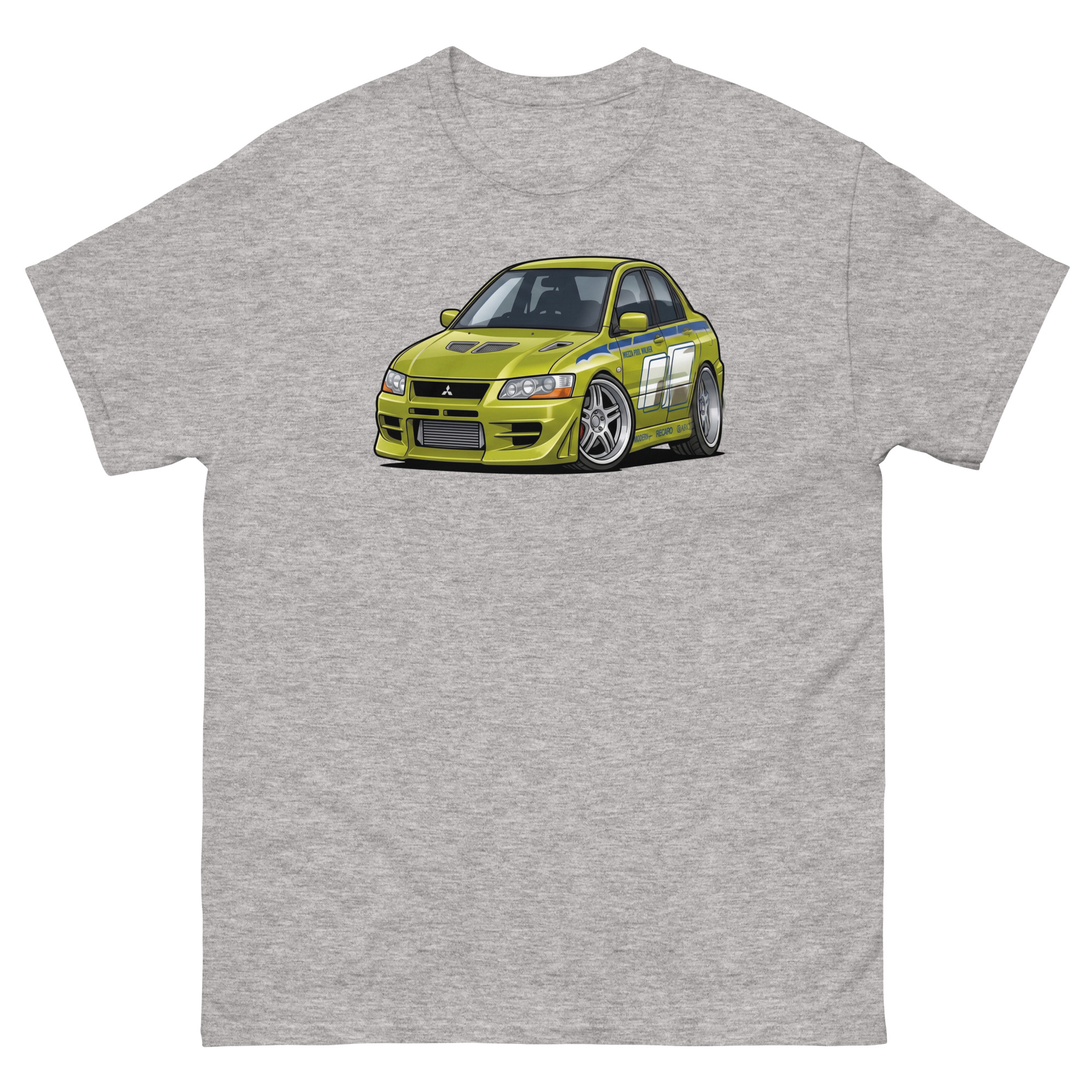 Brian's 2002 Evo VII Chibi Style Unisex Classic Tee - Image 29