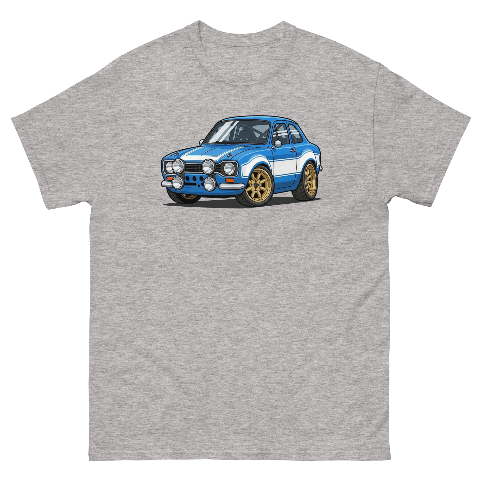 1970 Escort MK1 Chibi Style Unisex Classic Tee - Image 15
