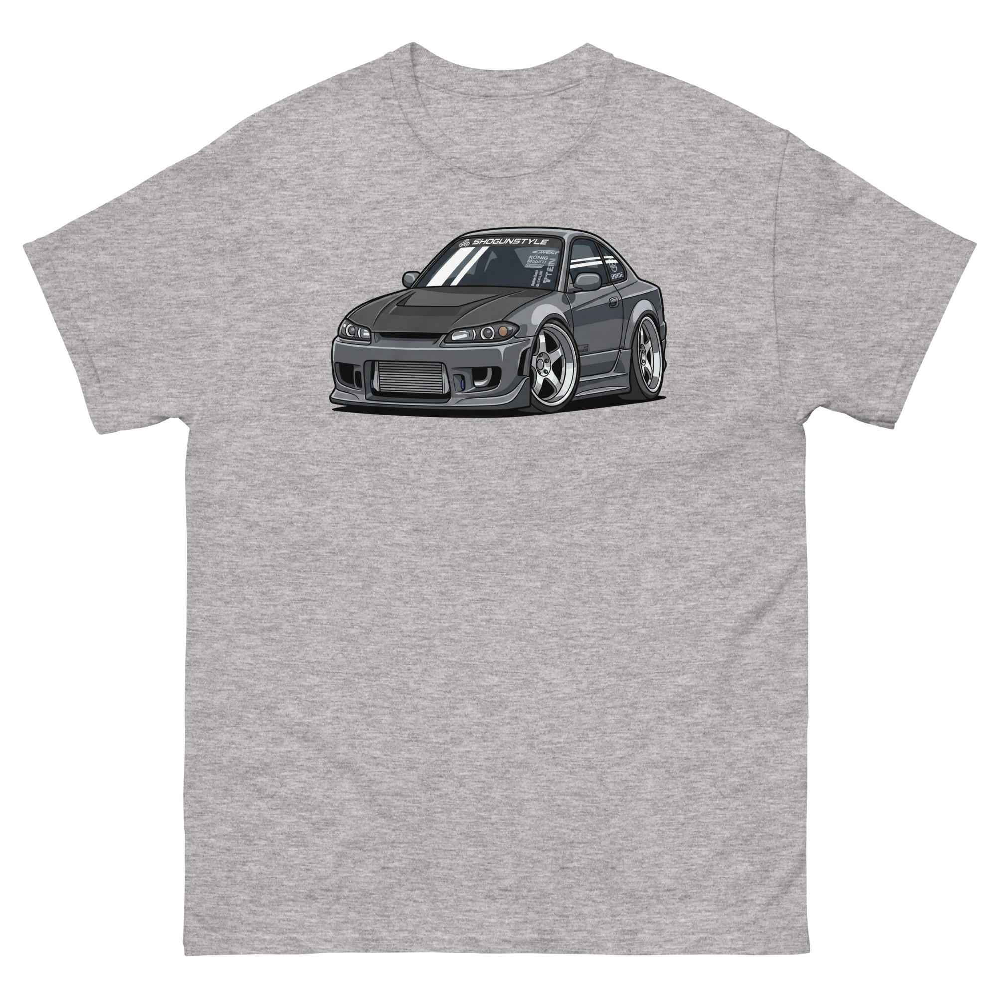 2000 Silvia S15 Chibi Style Unisex Classic Tee - Image 15