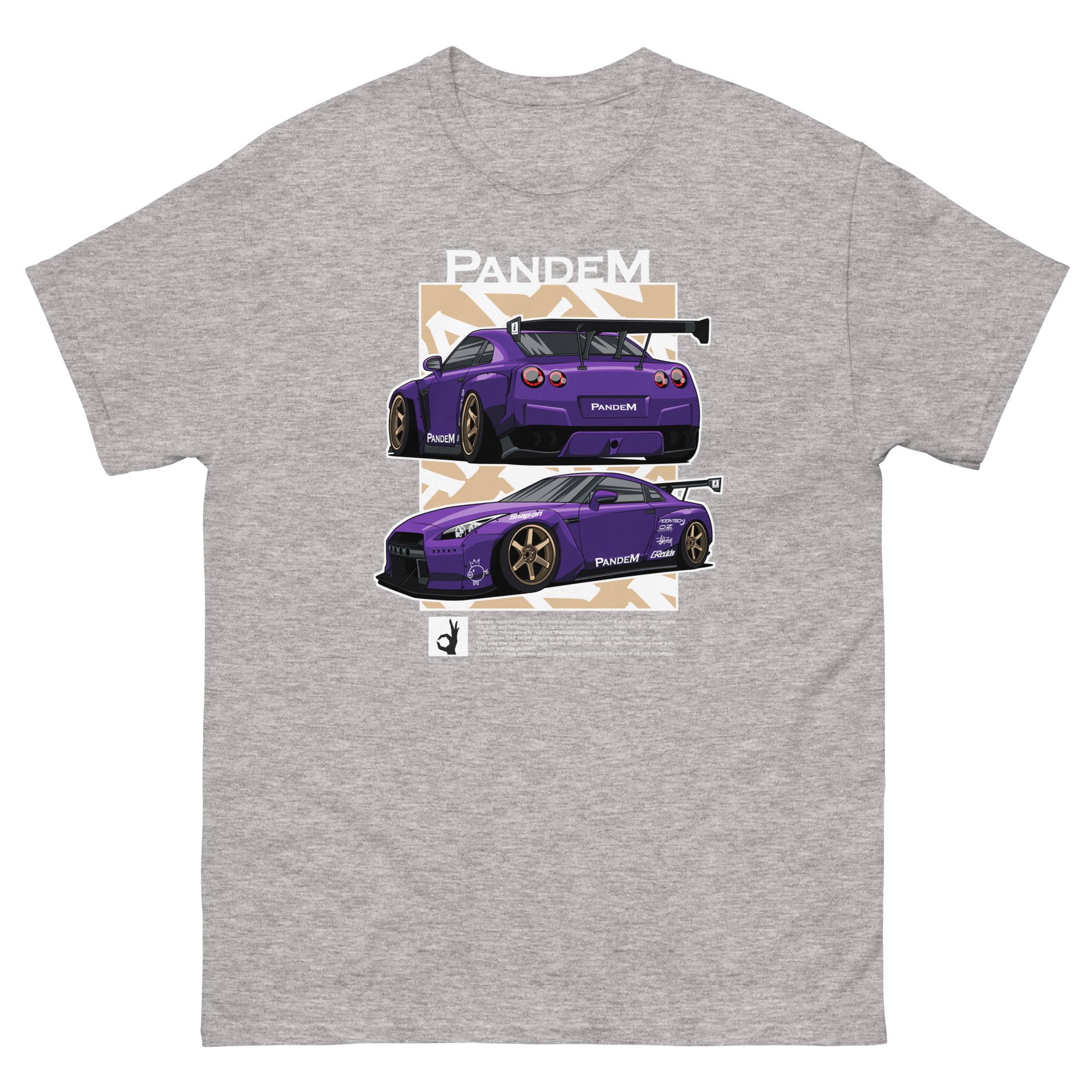 Pandem R35 JDM Unisex Classic Tee - Image 15