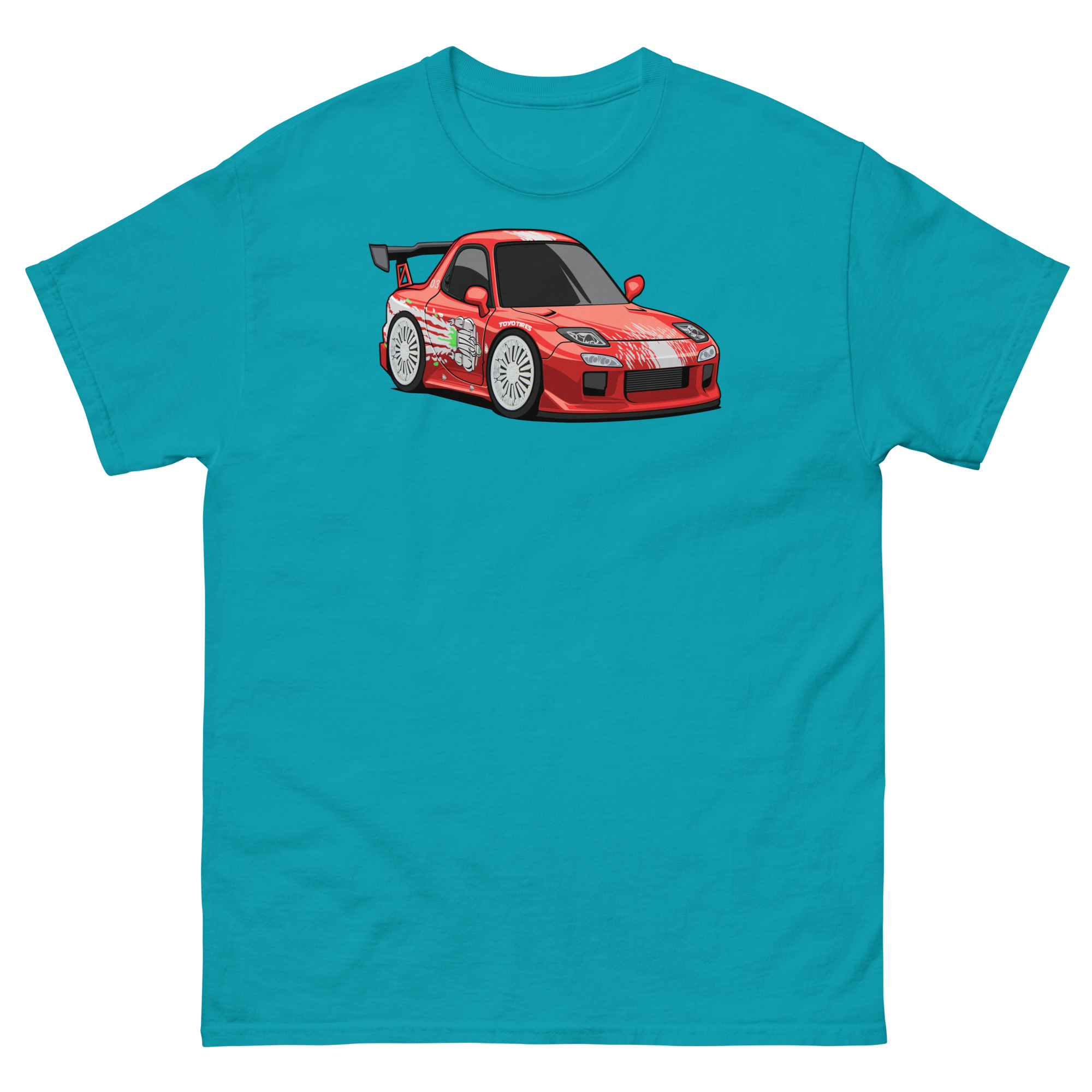 RX-7 Chibi Style Unisex Classic Tee - Image 10