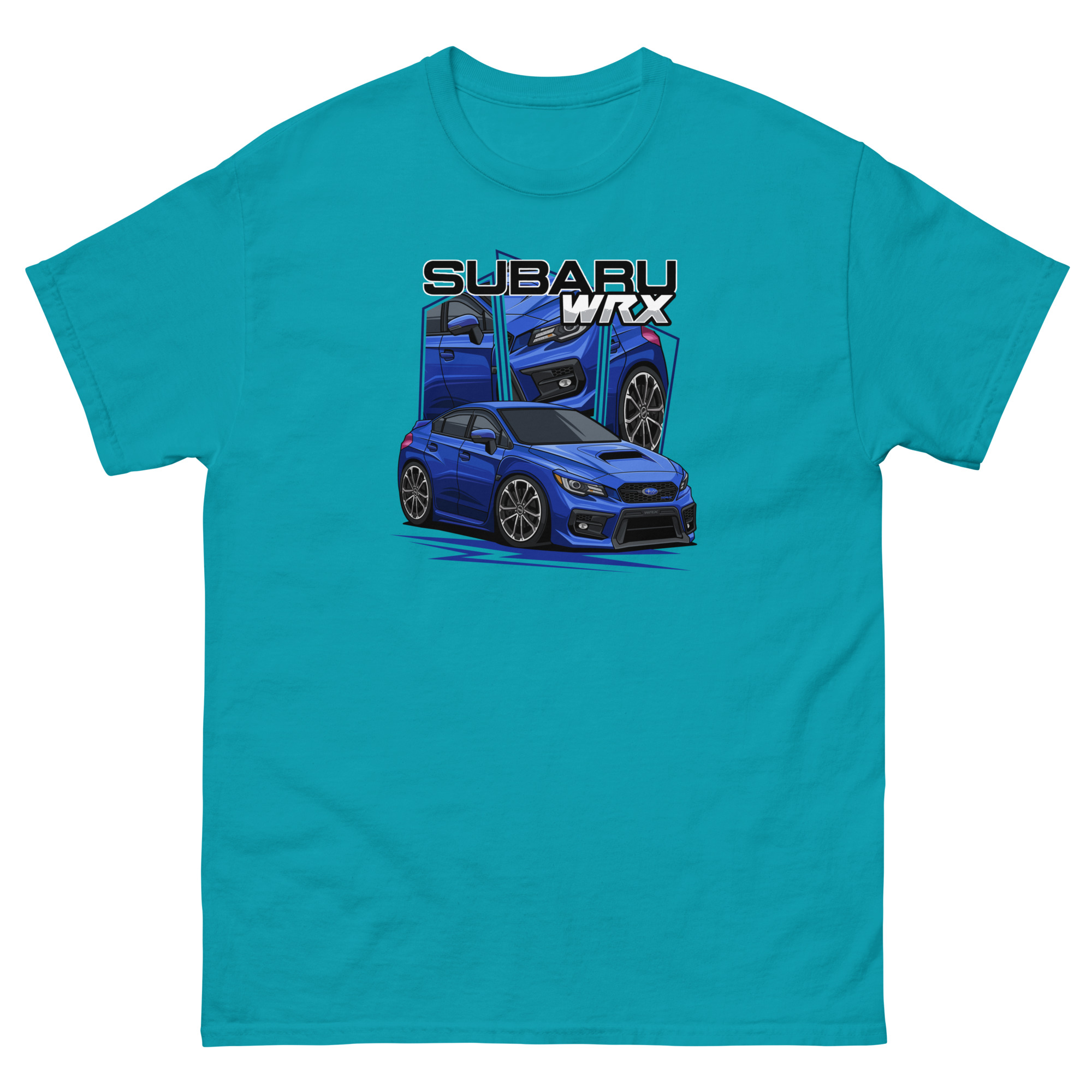 JDM Blue WRX Unisex Classic Tee - Image 10