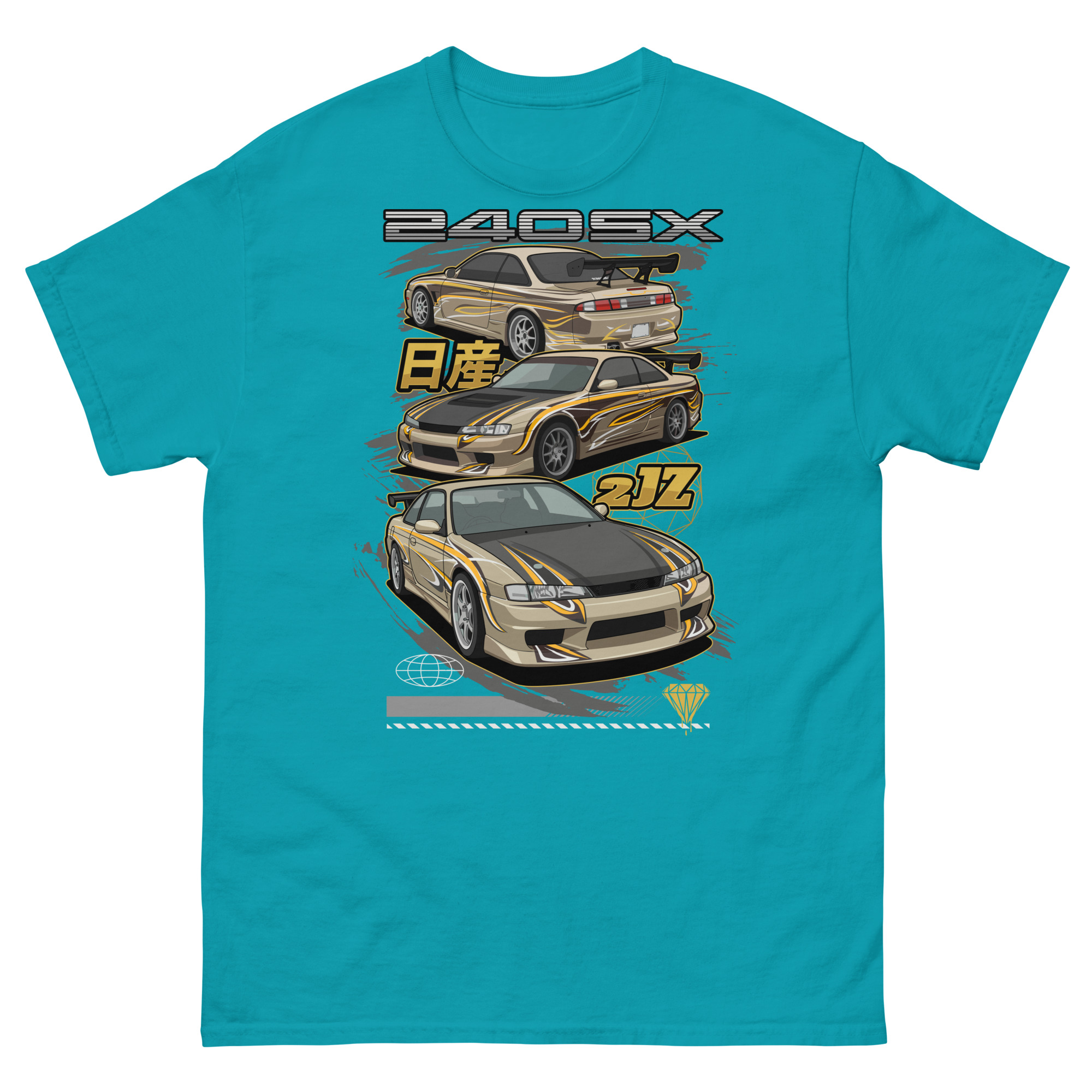 JDM Silvia S14 Unisex Classic Tee - Image 10